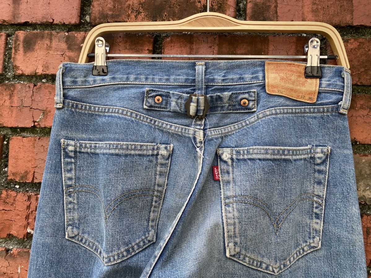 Levi's Vintage Clothing W31x33 Vintage levi's 702 redline big E buckle back Size US 31 - 2 Thumbnail