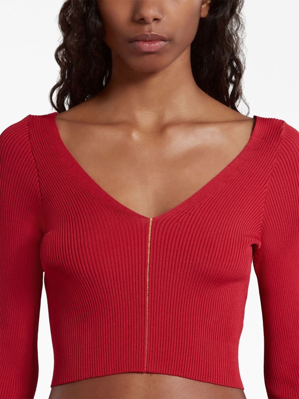 Marni o1w1db10824 V-Neck Jumper in Red Size XL / US 12-14 / IT 48-50 - 5 Thumbnail