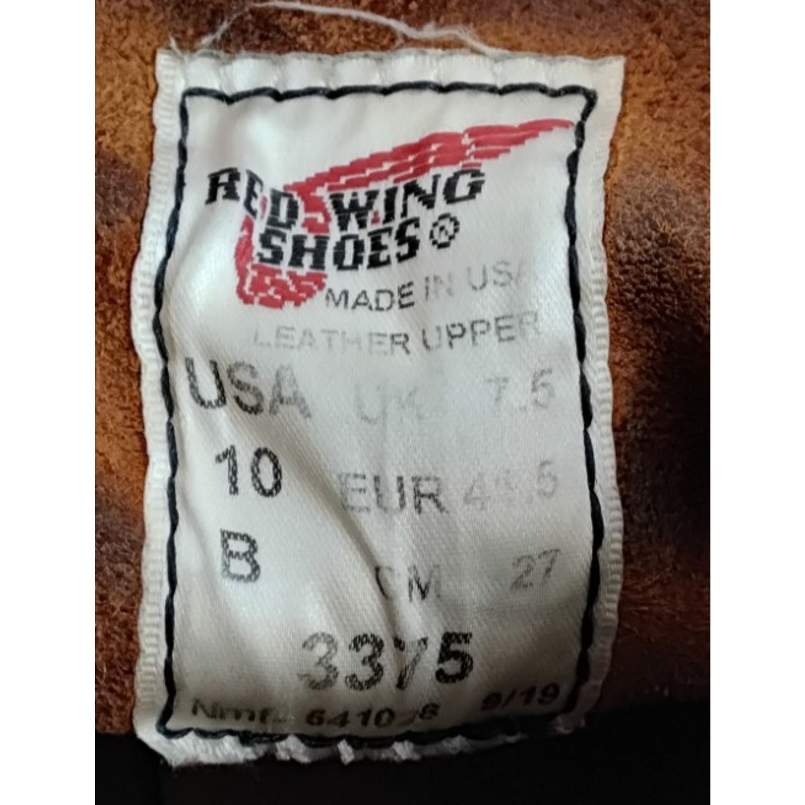Red Wing Red Wing Work Boots Men's US 8 Women's US 10 Brown Leather Size US 8 / EU 41 - 11 Thumbnail