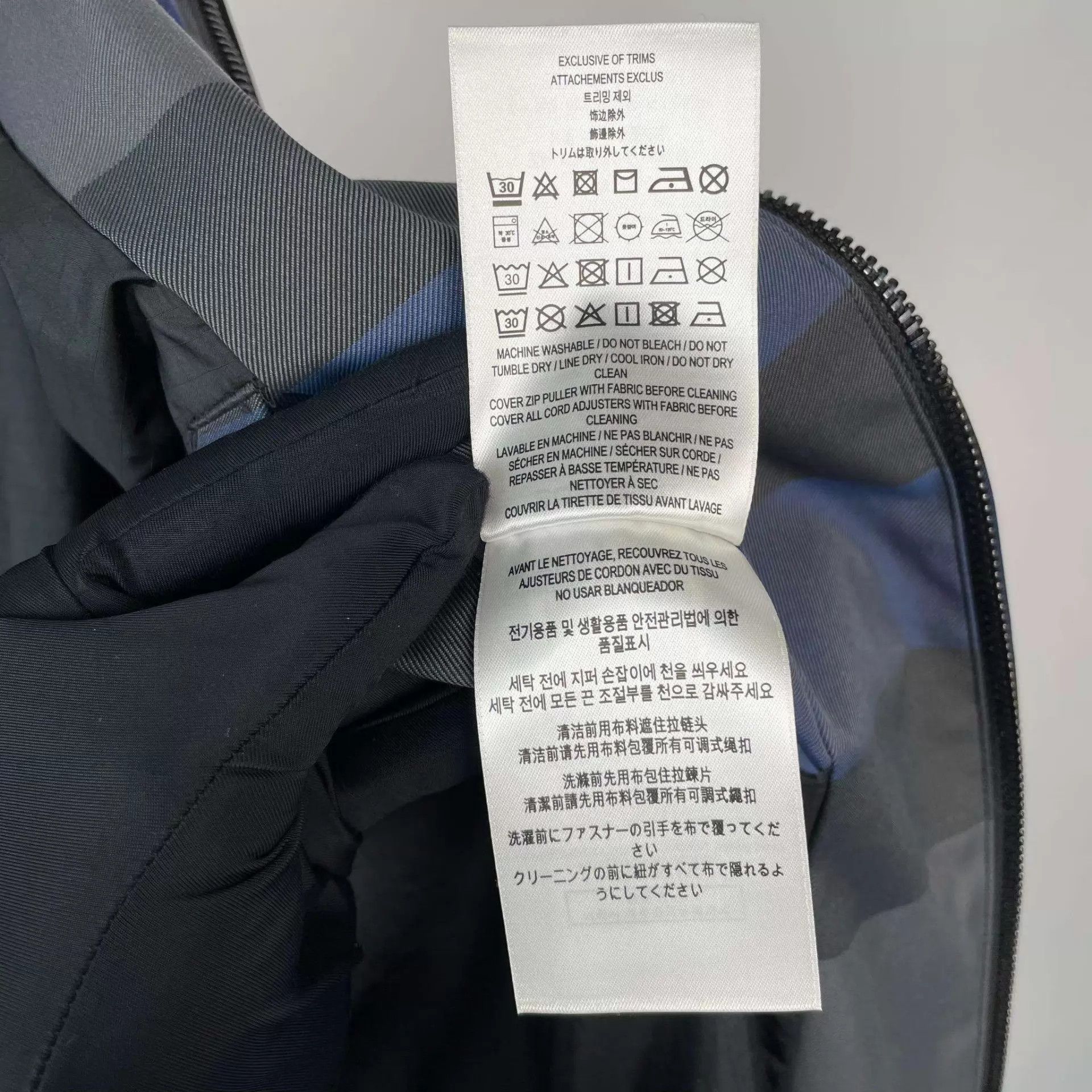 Burberry Burberry 97 New Blue Black M Jacket Size US M / EU 48-50 / 2 - 8 Thumbnail