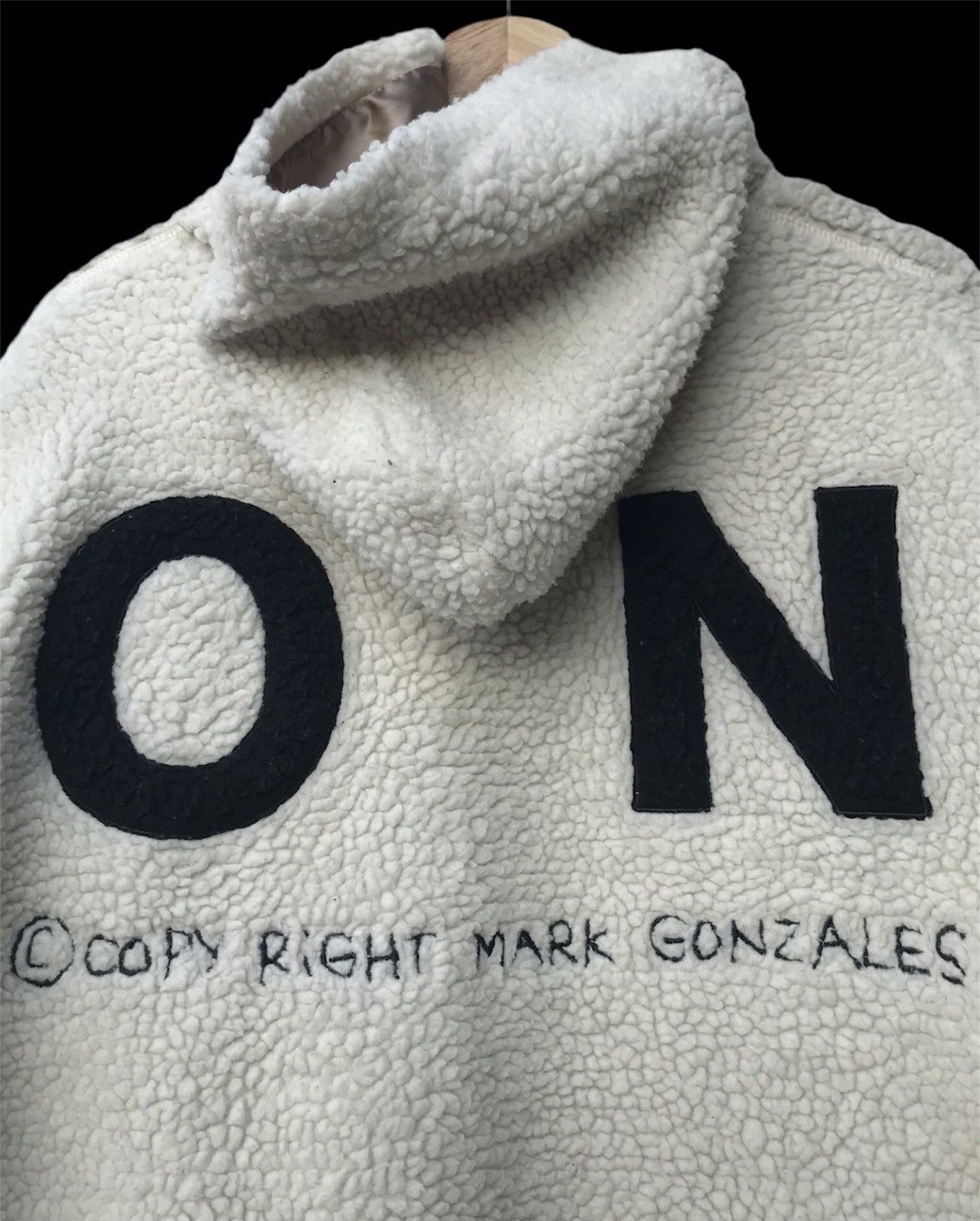 Krooked Mark Gonzales Boa Fleece Hoodie Jacket Size US L / EU 52-54 / 3 - 5 Thumbnail