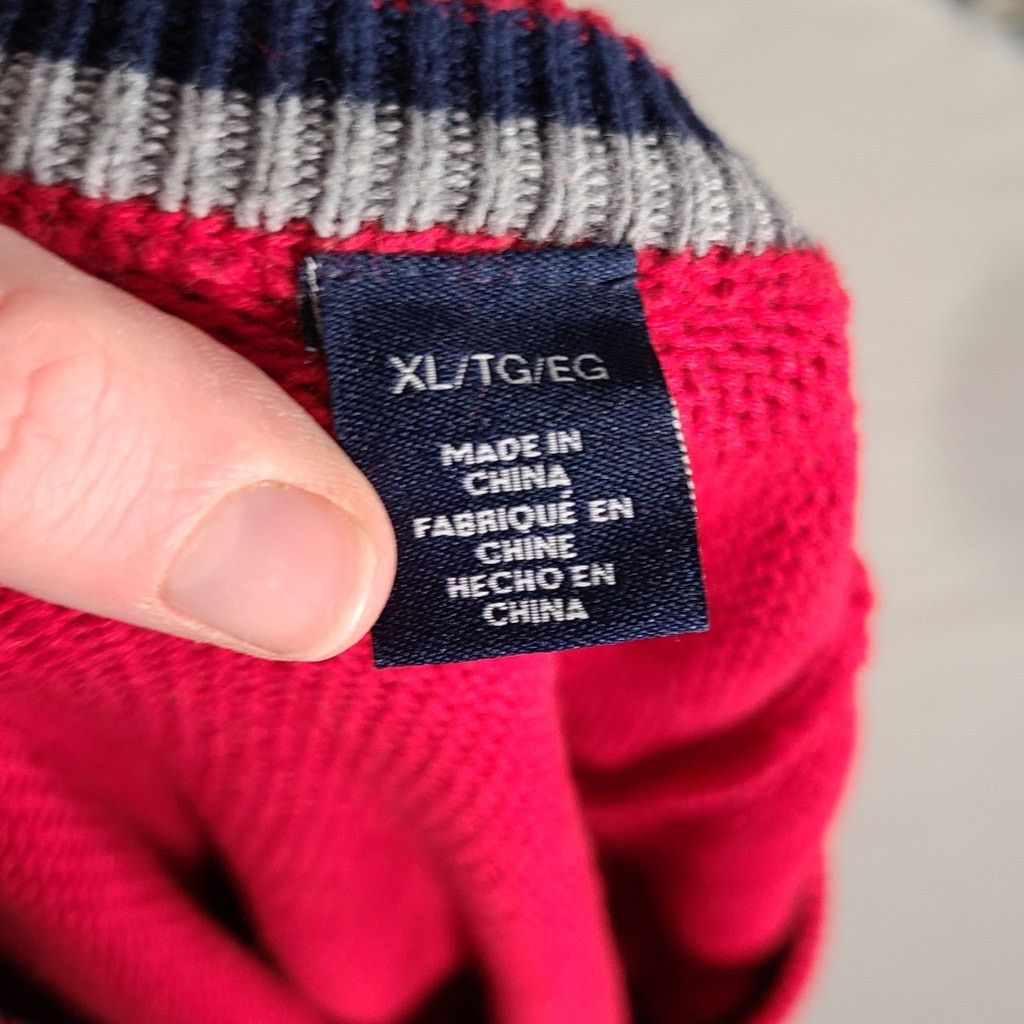 Chaps Vintage 90s chaps red knit sweater size XL Size XL / US 12-14 / IT 48-50 - 11 Thumbnail