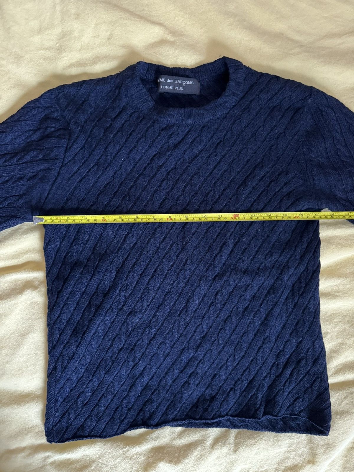 Comme des Garcons Homme Plus Comme Des Garcons Homme Plus 1997 Wool Bias Knit Sweater Size US S / EU 44-46 / 1 - 7 Thumbnail