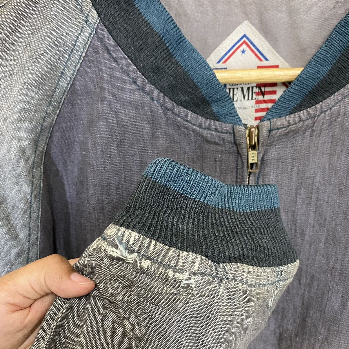 Japanese Brand JAPANASE THE MEN CERONIAS SUN FADED BOMBER JACKET Size US M / EU 48-50 / 2 - 7 Thumbnail