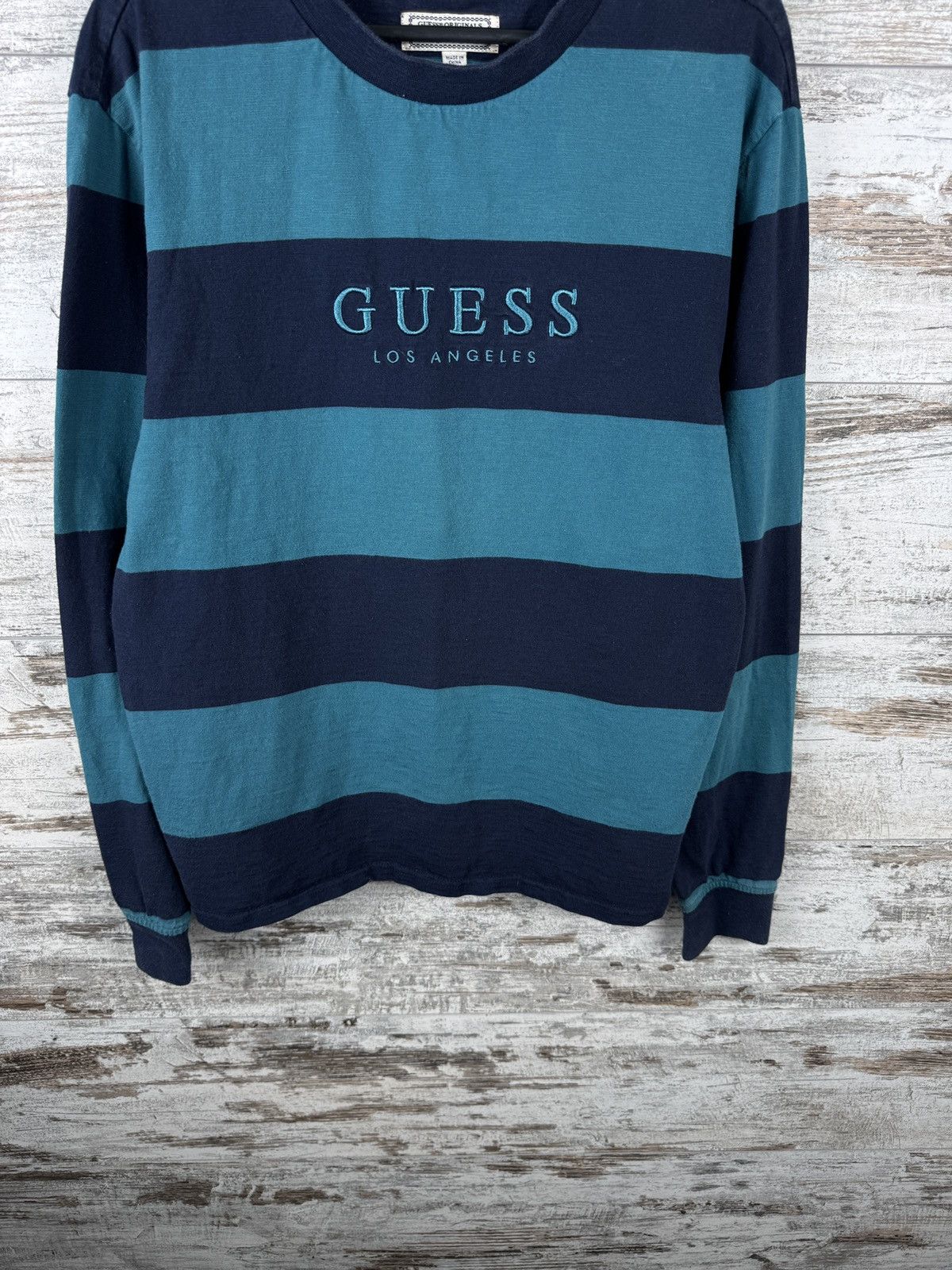 A$AP Rocky Guess Asap Rocky Gue$$ striped long sleeve t-shirt tee Size US S / EU 44-46 / 1 - 3 Thumbnail