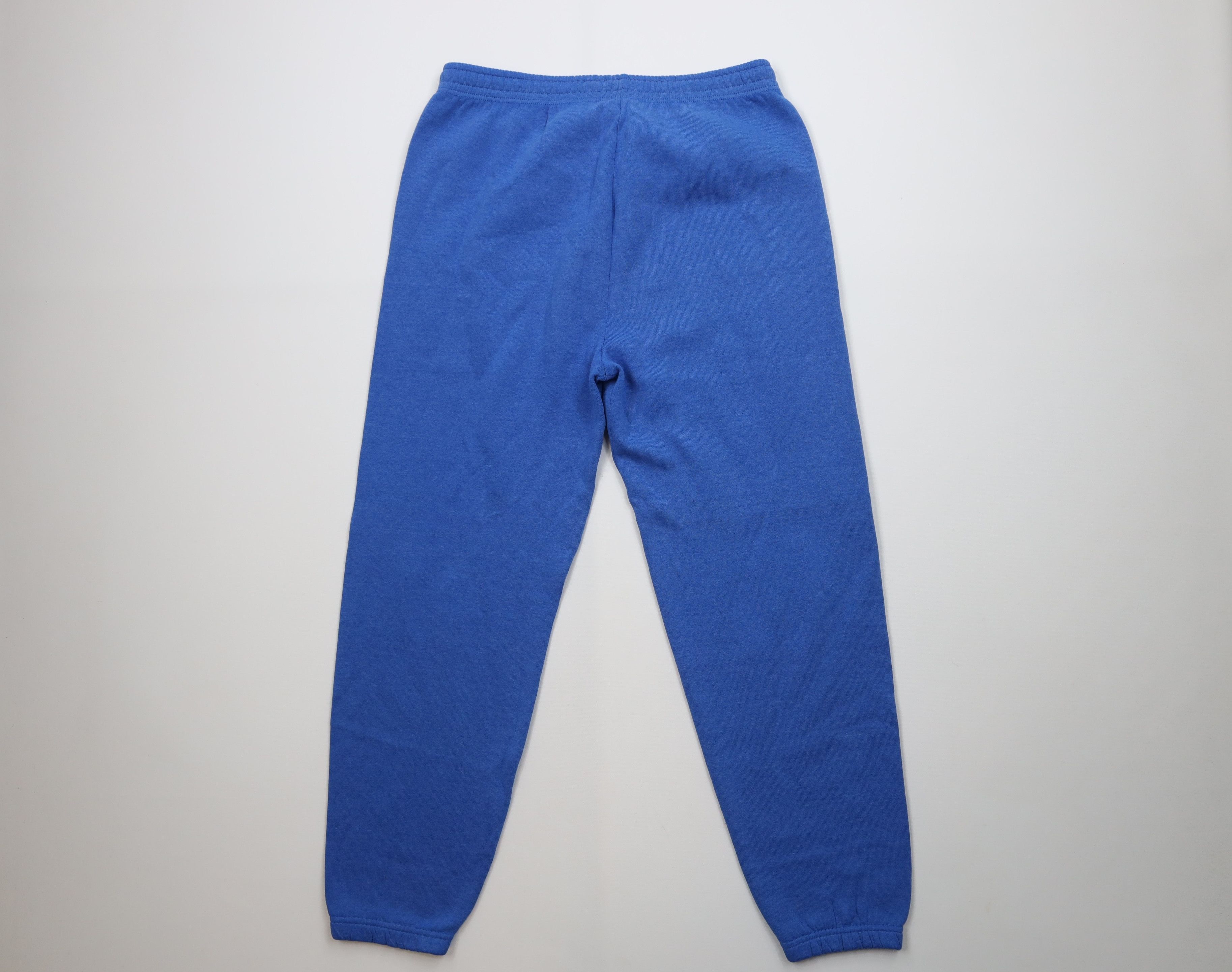 Vintage Vintage 90s Streetwear Sweatpants Joggers Royal Blue USA Size US 34 / EU 50 - 8 Thumbnail