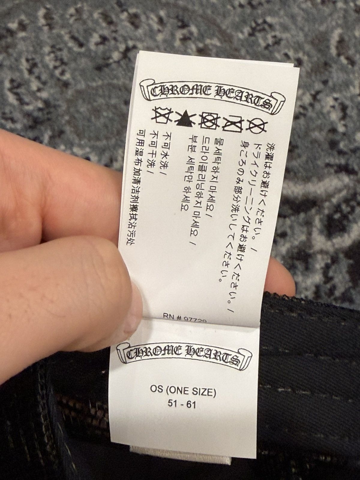 Chrome Hearts Chrome Hearts Triple Black Cross Hat Cap Size ONE SIZE - 5 Thumbnail