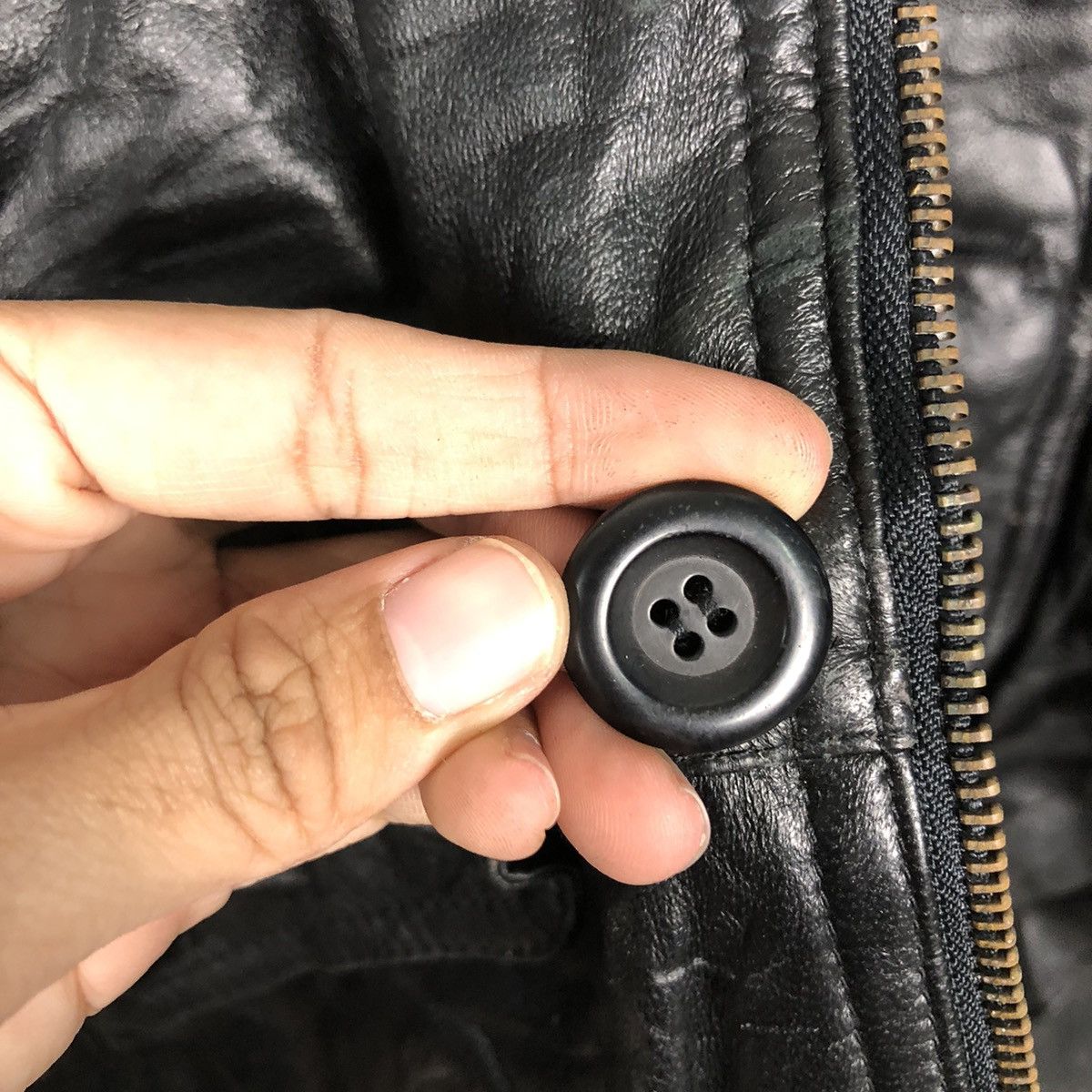 Japanese Brand 📌Vintage Biker Genuine Leather Jacket Issey Miyake Size US S / EU 44-46 / 1 - 17 Thumbnail