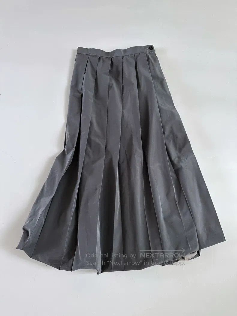 Comme des Garcons Comme Des Garcons size M Silver-gray balloon flower skirt Size 23" - 6 Thumbnail