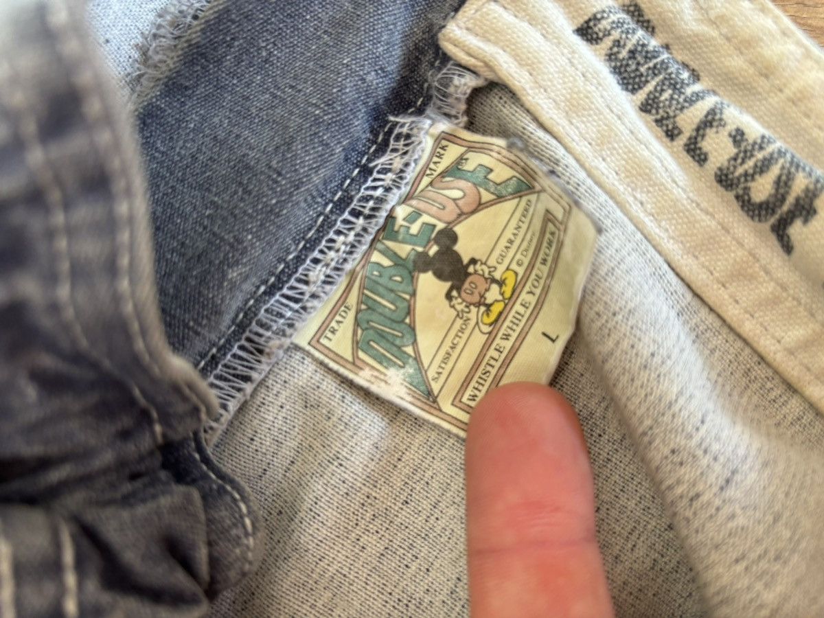 Disney × Mickey Mouse Disney Mickey Mouse Distressed Denim Workwear Rare Grey Size US 34 / EU 50 - 9 Thumbnail