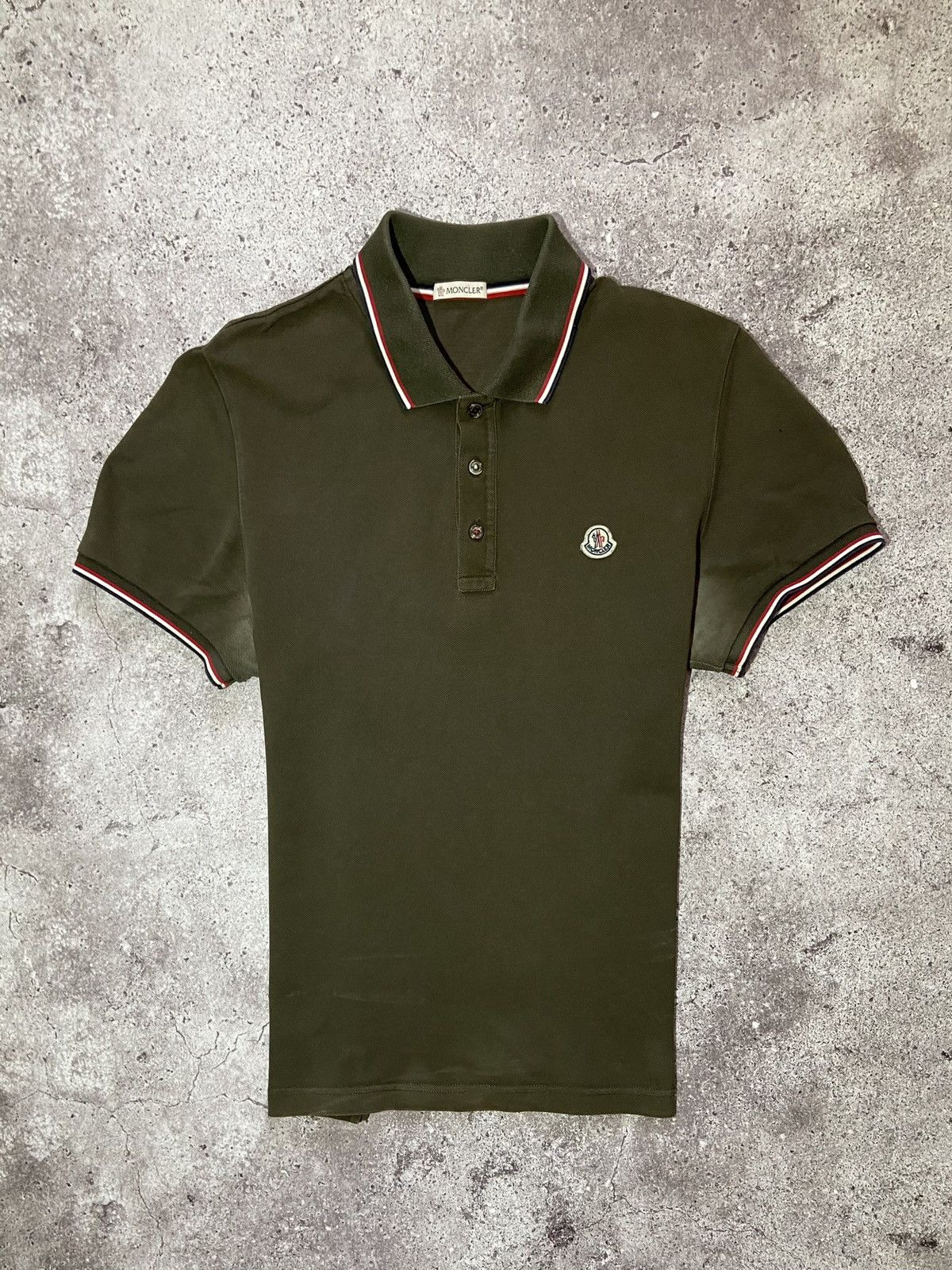 Moncler 💥Moncler khaki polo t-shirt‼️ Size US M / EU 48-50 / 2 - 1 Thumbnail
