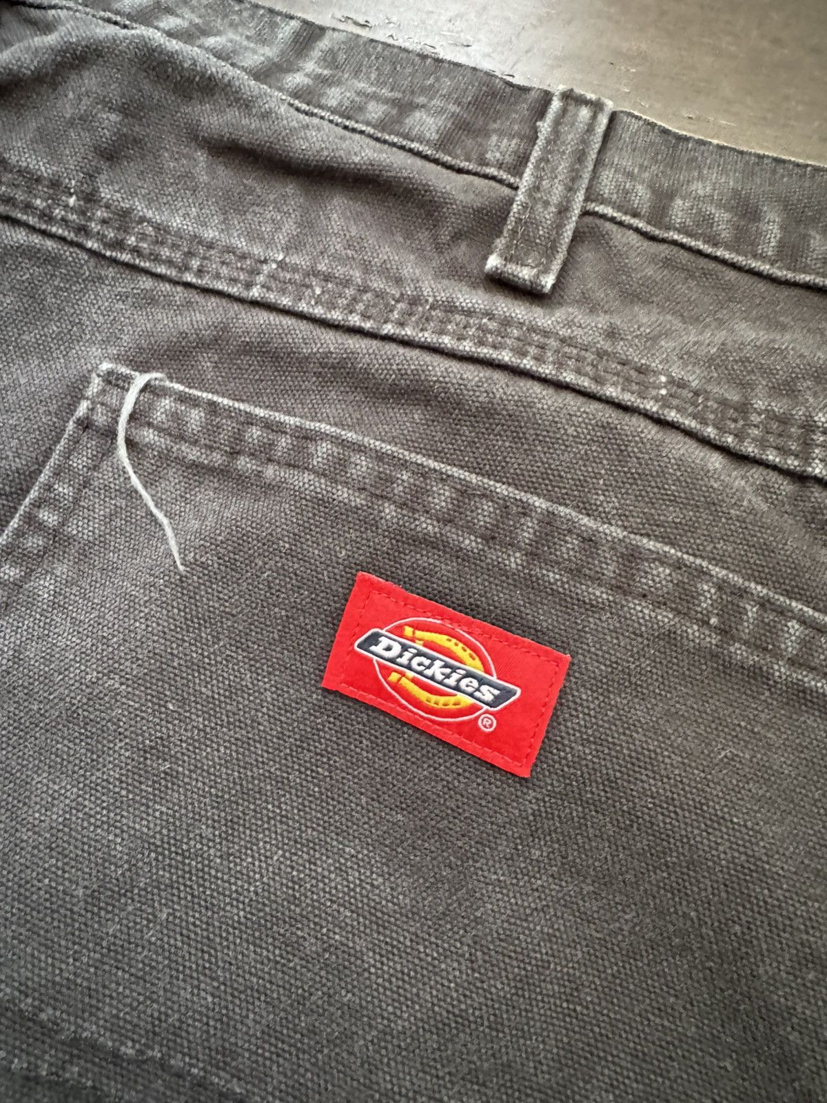 Dickies Vintage Dickies Baggy Carpenter Pants Washed Black Size US 38 / EU 54 - 4 Thumbnail