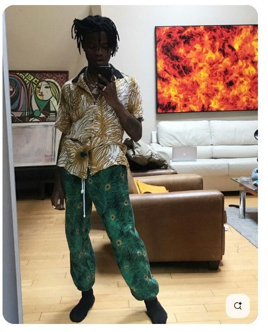 Supreme Supreme SS16 Peacock Rayon Shirt Yellow Size US M / EU 48-50 / 2 - 8 Thumbnail