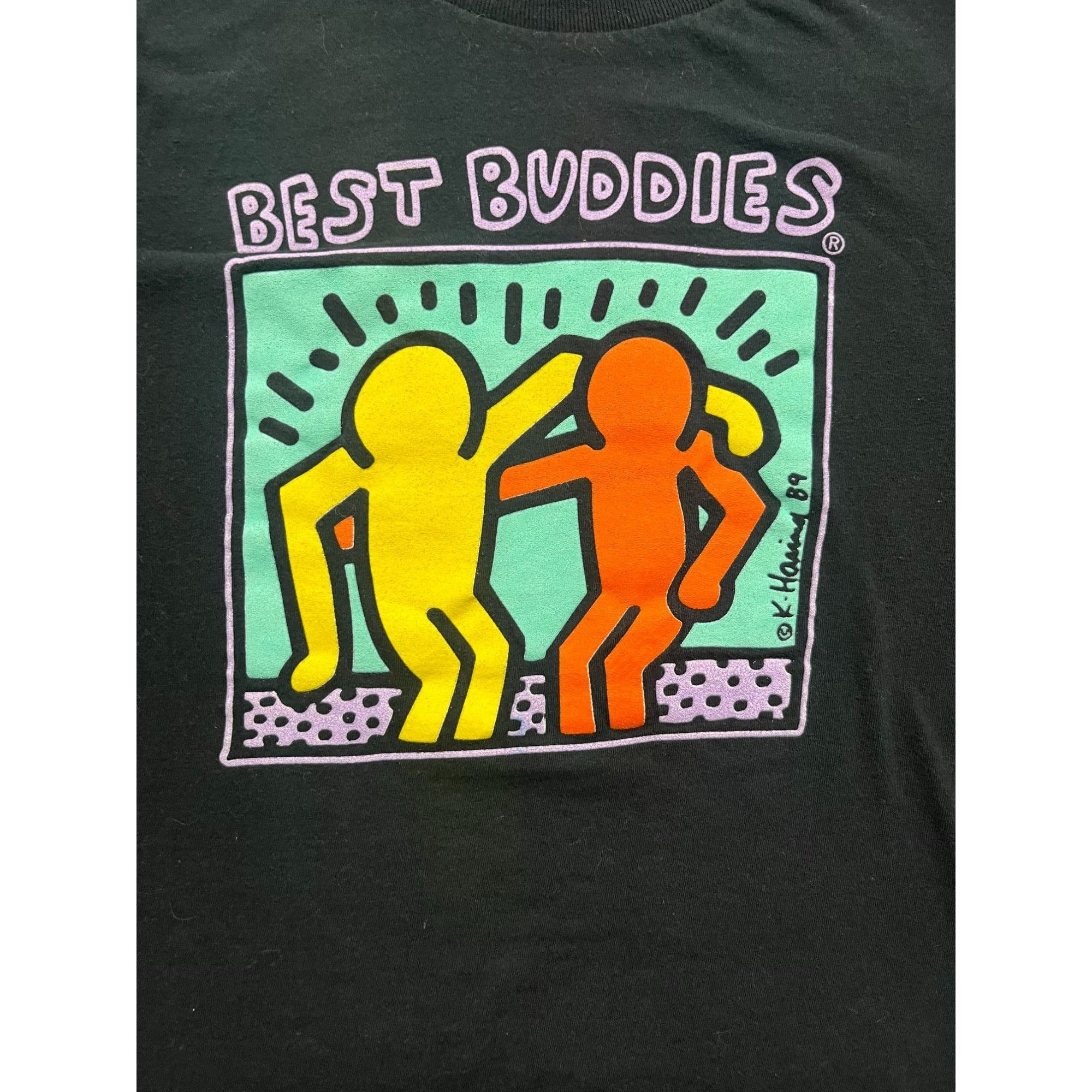 Gildan keith harring shirt size XS best buddies art shirt black Size US L / EU 52-54 / 3 - 2 Thumbnail