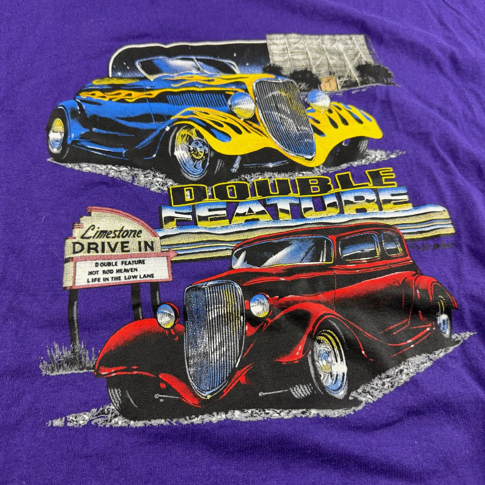 Jerzees Vintage Hot Rod Shirt Drive-ins Size Large Size US L / EU 52-54 / 3 - 2 Thumbnail