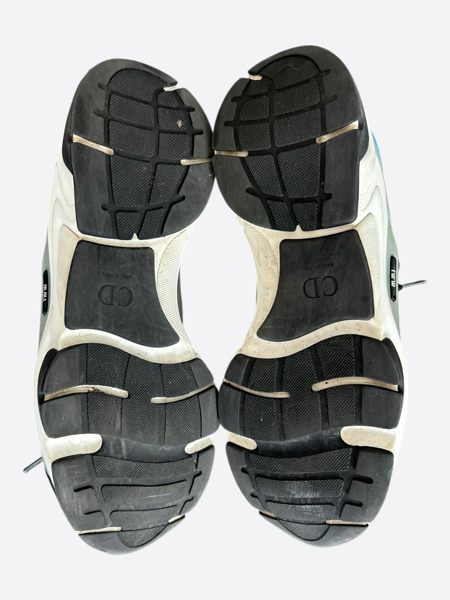 Dior Dior Blue & White Crocodile B22 Sneakers Size US 12 / EU 45 - 7 Thumbnail