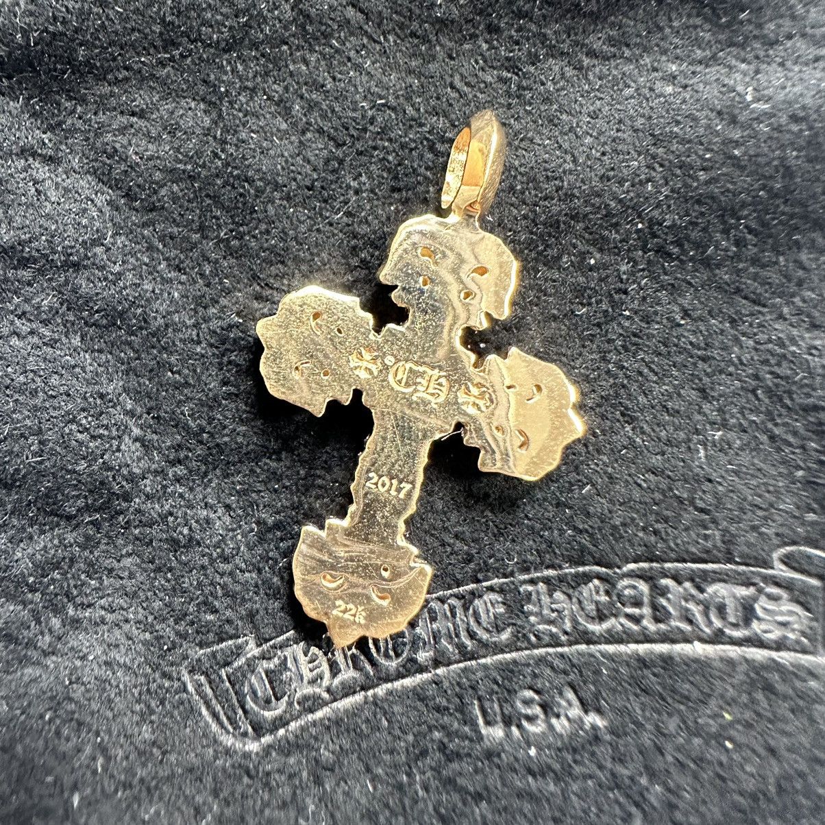 Chrome Hearts Chrome Hearts Filigree Cross Charm with Diamond Size ONE SIZE - 4 Thumbnail