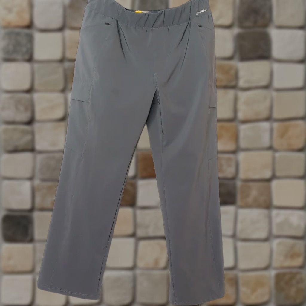 Eddie Bauer Eddie Bauer Pants Regular Women 10 Gray Stretch Activewear Hiking Camp Casual Size 32" / US 10 / IT 46 - 1 Thumbnail
