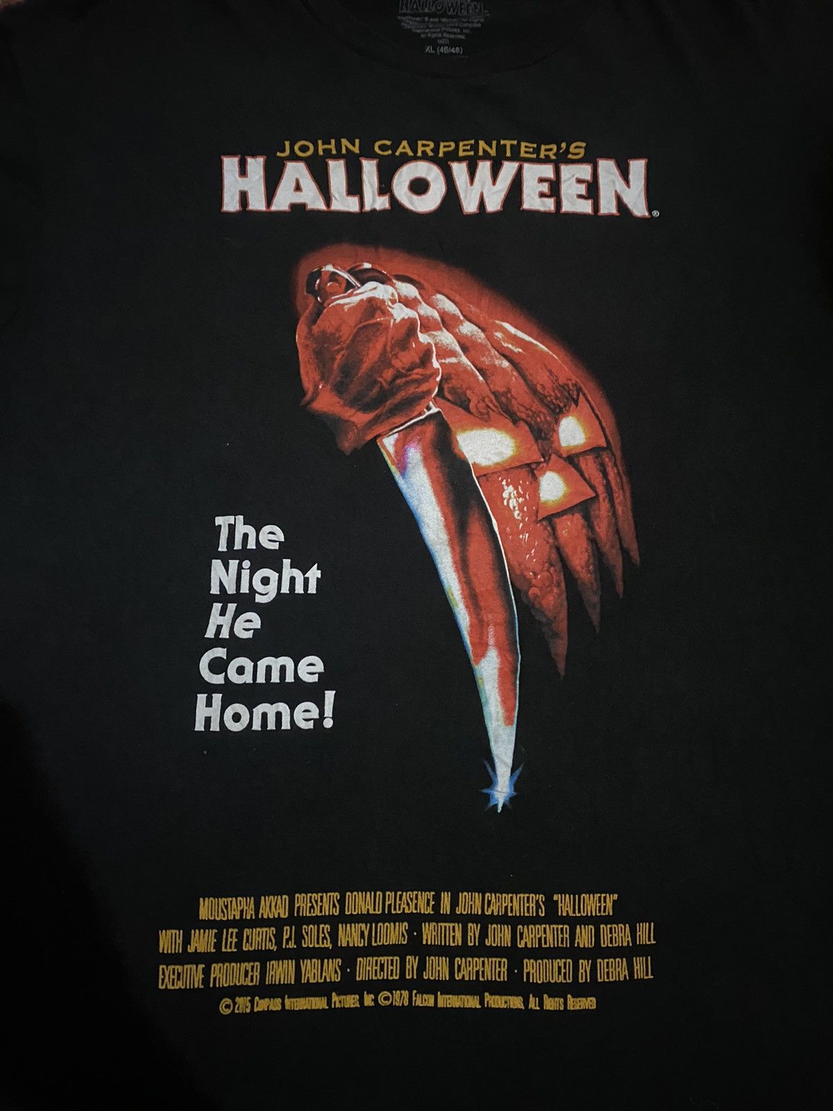Vintage John Carpenter Halloween Movie Tee Size US XL / EU 56 / 4 - 3 Thumbnail