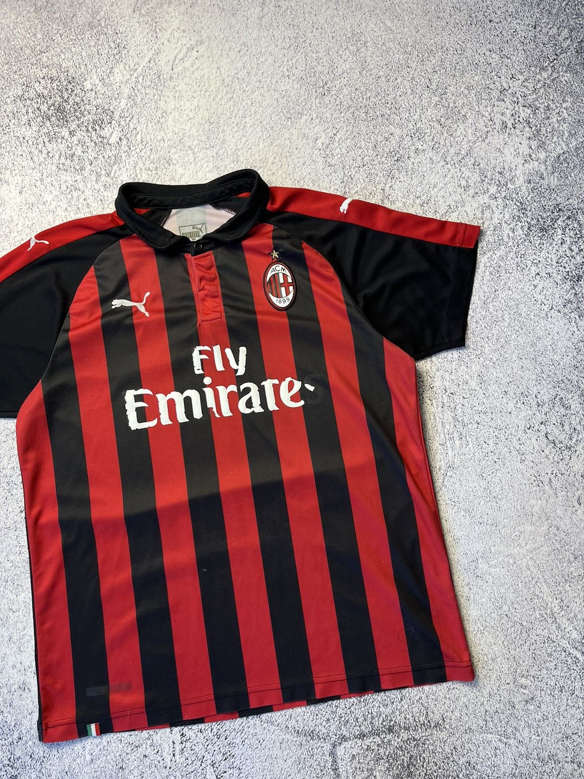 Other AC Milan 2018 2019 Home Soccer Football Shirt Jersey Kit Tee Size US XL / EU 56 / 4 - 3 Thumbnail