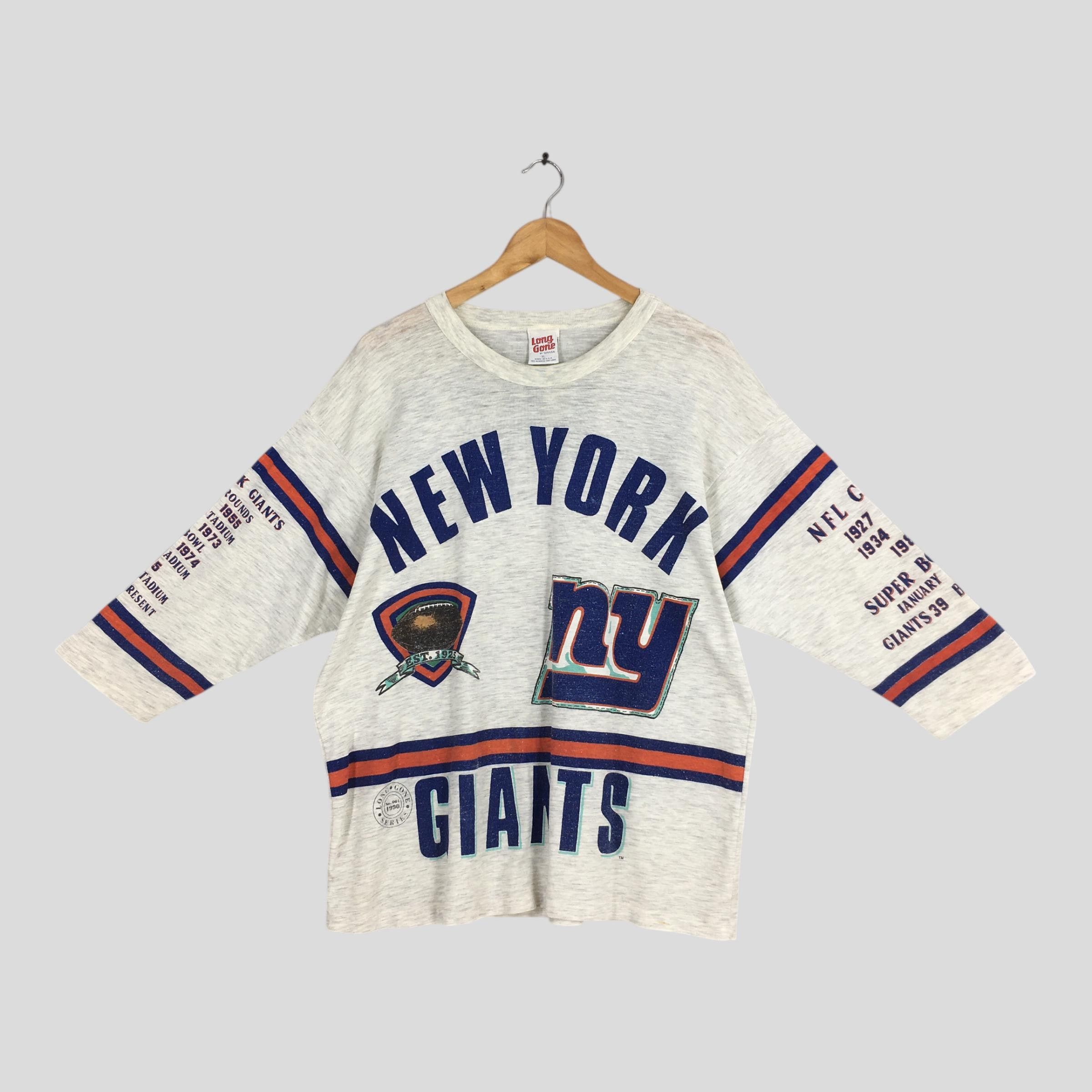 MLB Vintage 90s New York Giants Long Gone Tshirt XLarge Size US XL / EU 56 / 4 - 1 Thumbnail