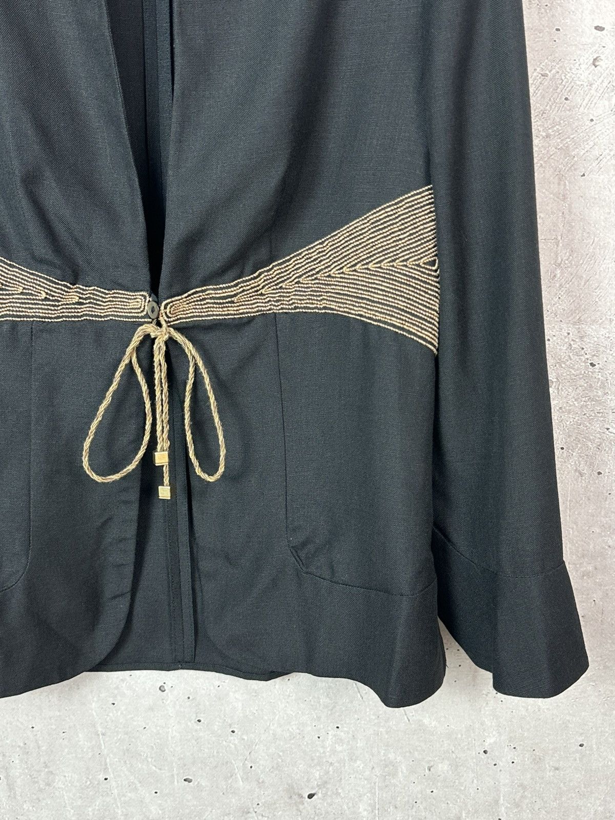 Valentino Valentino Made in Italy Viscose-Linen Blend Women’s Blazer Size M / US 6-8 / IT 42-44 - 5 Thumbnail