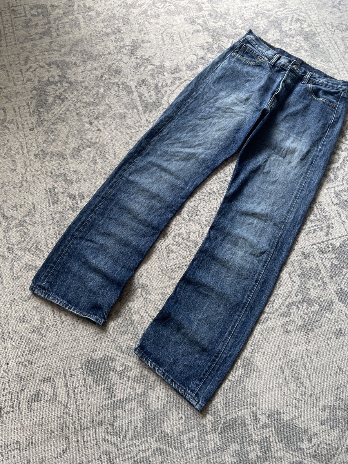 Vintage Vintage Levis Jeans Faded Japanese Y2K AvantGarde Mus Washed Size US 32 / EU 48 - 3 Thumbnail
