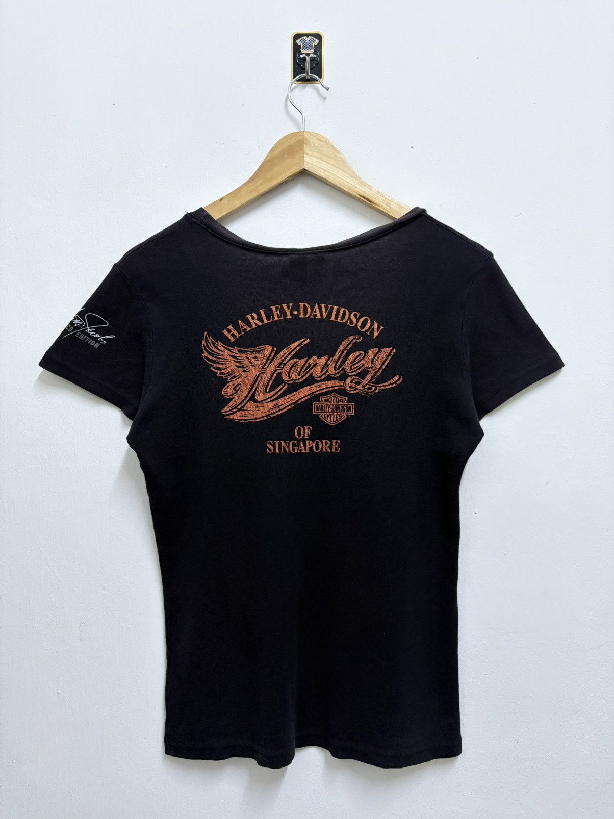 Harley Davidson 2000’s Harley Davidson Singapore - Scott Jacobs T-Shirt Size M / US 6-8 / IT 42-44 - 2 Thumbnail