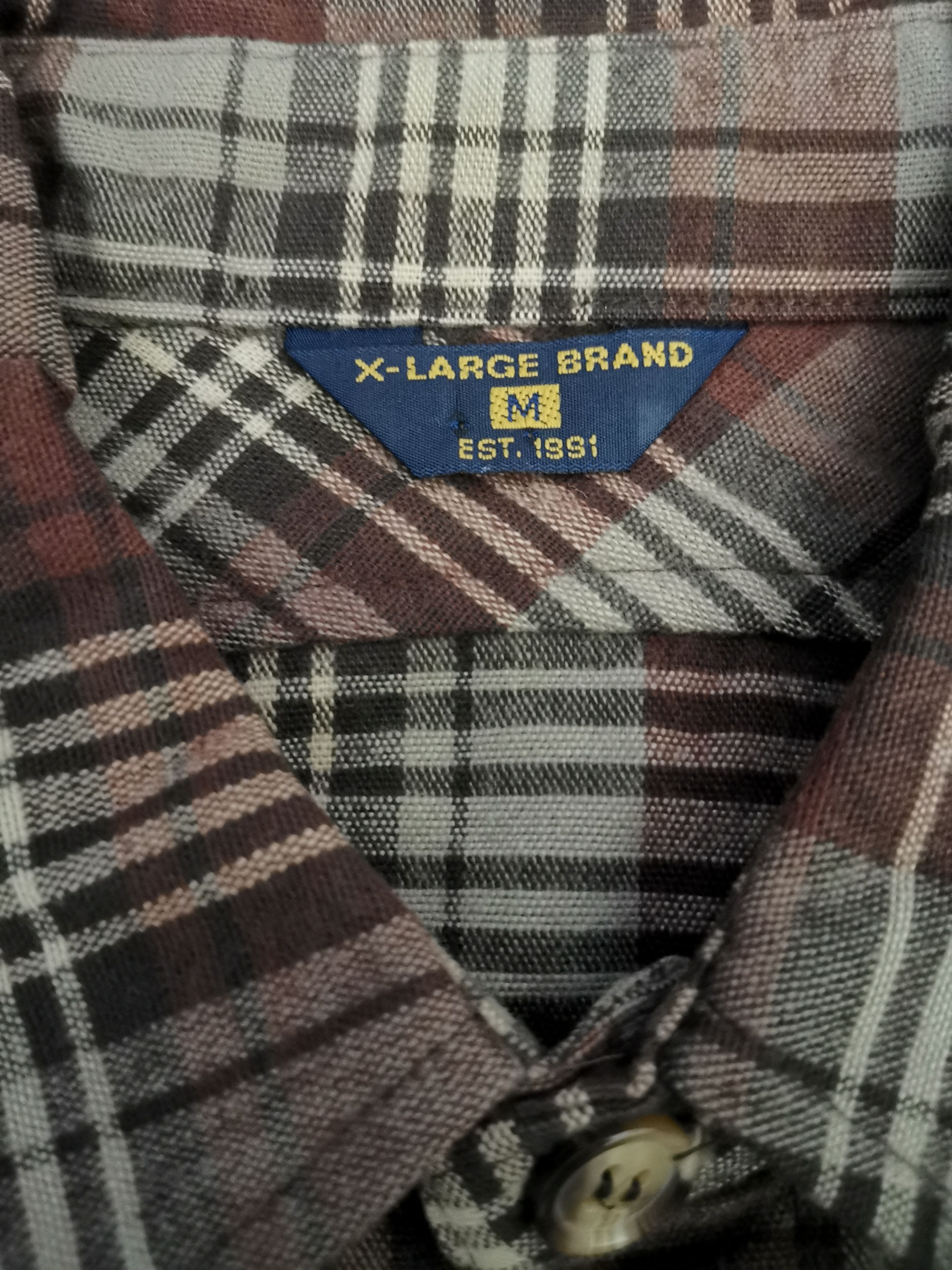 Vintage × Xlarge 💥Steals💥 Vtg X-Large Flannel Button Up Shirt Size US M / EU 48-50 / 2 - 8 Thumbnail