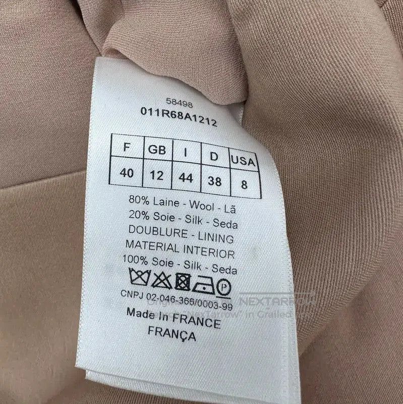 Dior Dior Elegant Midi Dress in Light Beige . Size M / US 6-8 / IT 42-44 - 5 Thumbnail