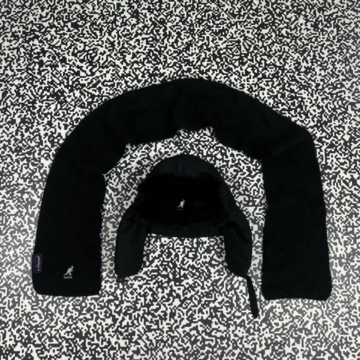 Kangol Vintage Y2K Kangol Set Angora Fur Trapper Hat + Scarves Size ONE SIZE - 1 Thumbnail