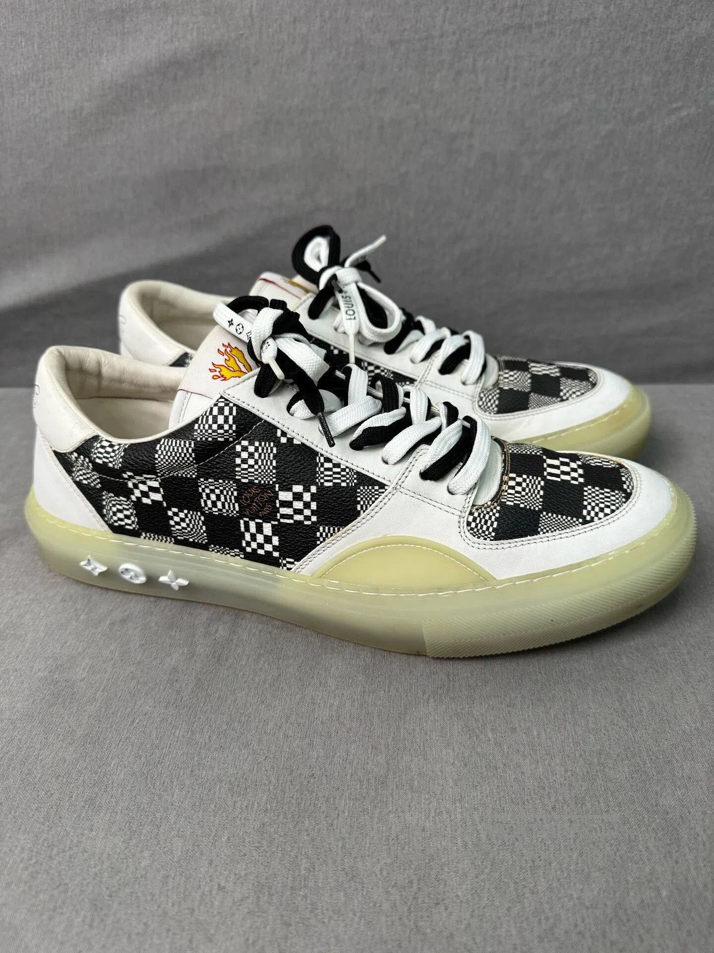 Louis Vuitton Louis Vuitton Ollie Black and White Sneakers. Size US 10 / EU 43 - 2 Thumbnail