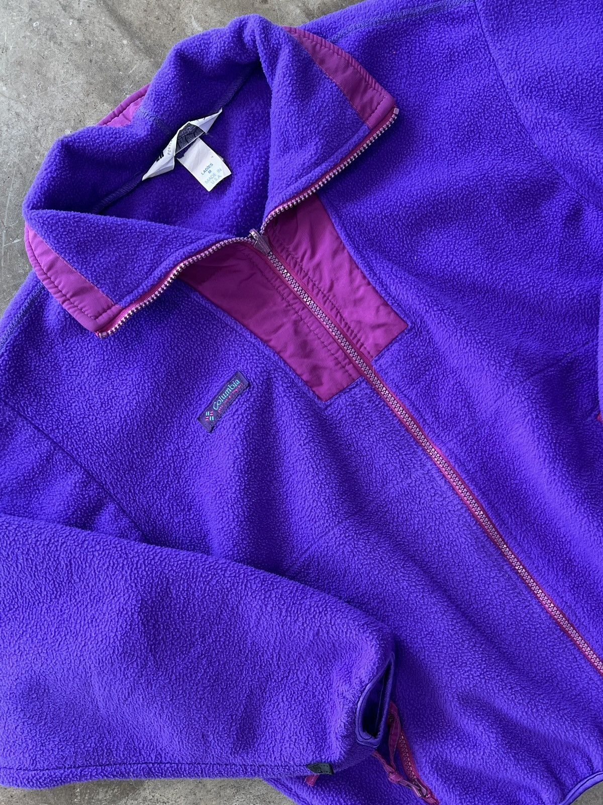Columbia Vintage 90s Columbia Sportswear Women's Fleece Full Medium Size M / US 6-8 / IT 42-44 - 1 Thumbnail