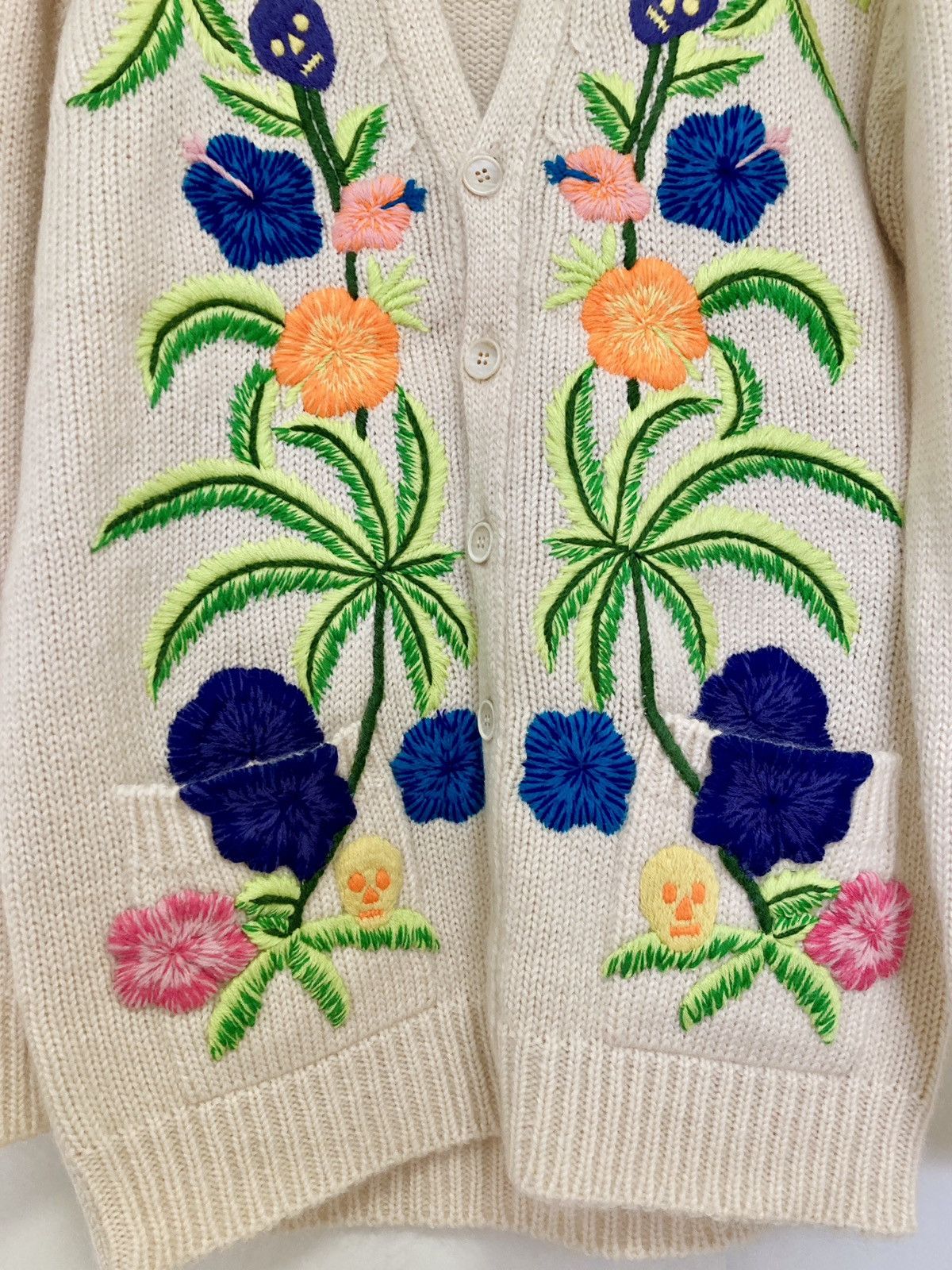 Saint Laurent Paris SAINT LAURENT PARIS BY HEDI SLIMANE 16SS Floral Cardigan Size US XS / EU 42 / 0 - 9 Thumbnail