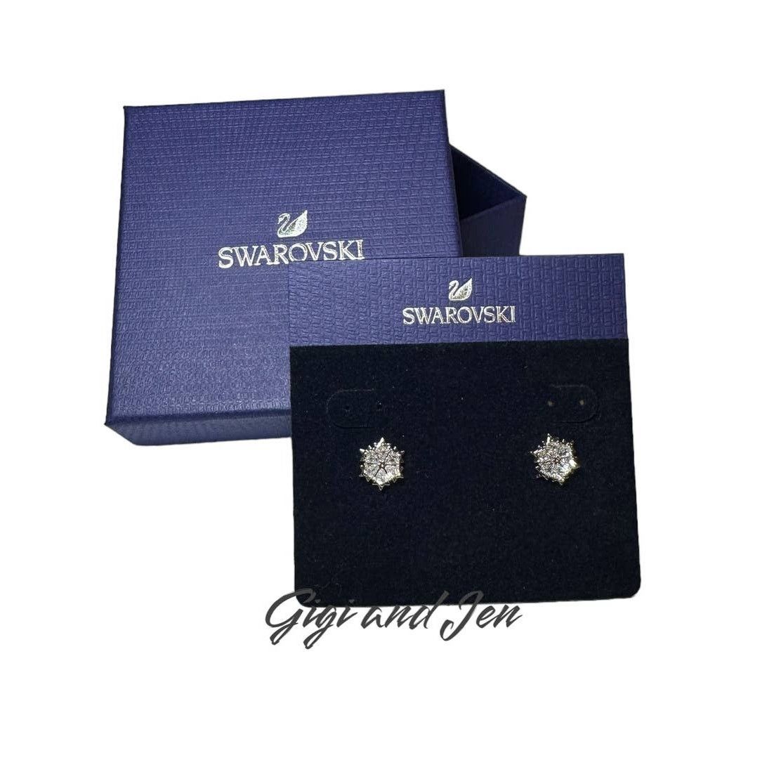 Swarovski Swarovski Magic stud earrings Snowflake, White Size ONE SIZE - 1 Thumbnail