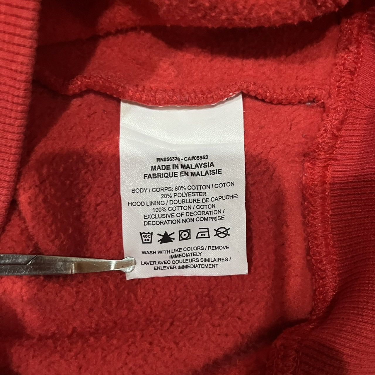 Nike Nike Center Swoosh Boxy Hoodie Womens Red Size XL / US 12-14 / IT 48-50 - 10 Thumbnail
