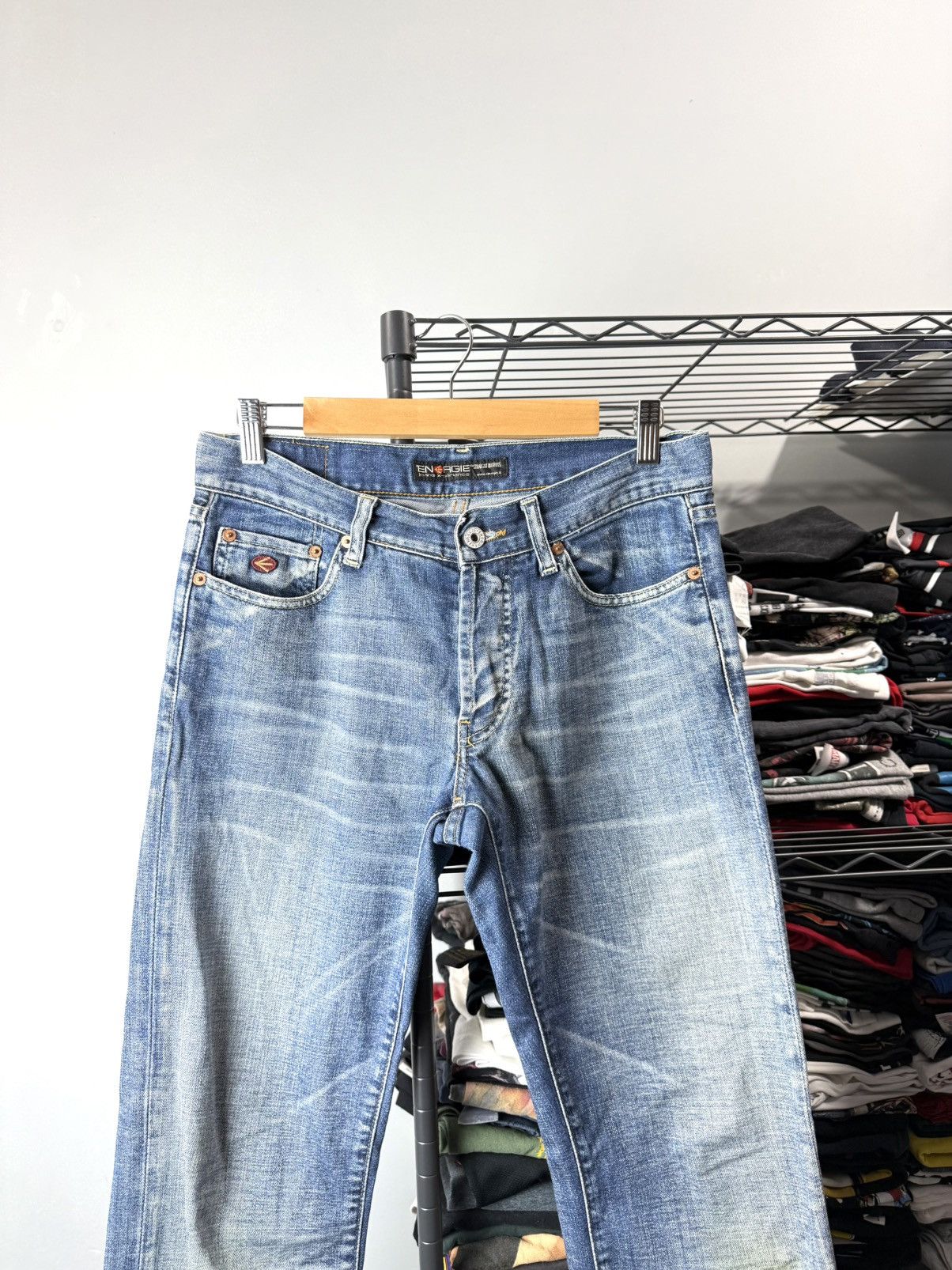 Energie Vintage Energie Y2K Archive Denim Pants Avantgarde Size US 29 - 3 Thumbnail