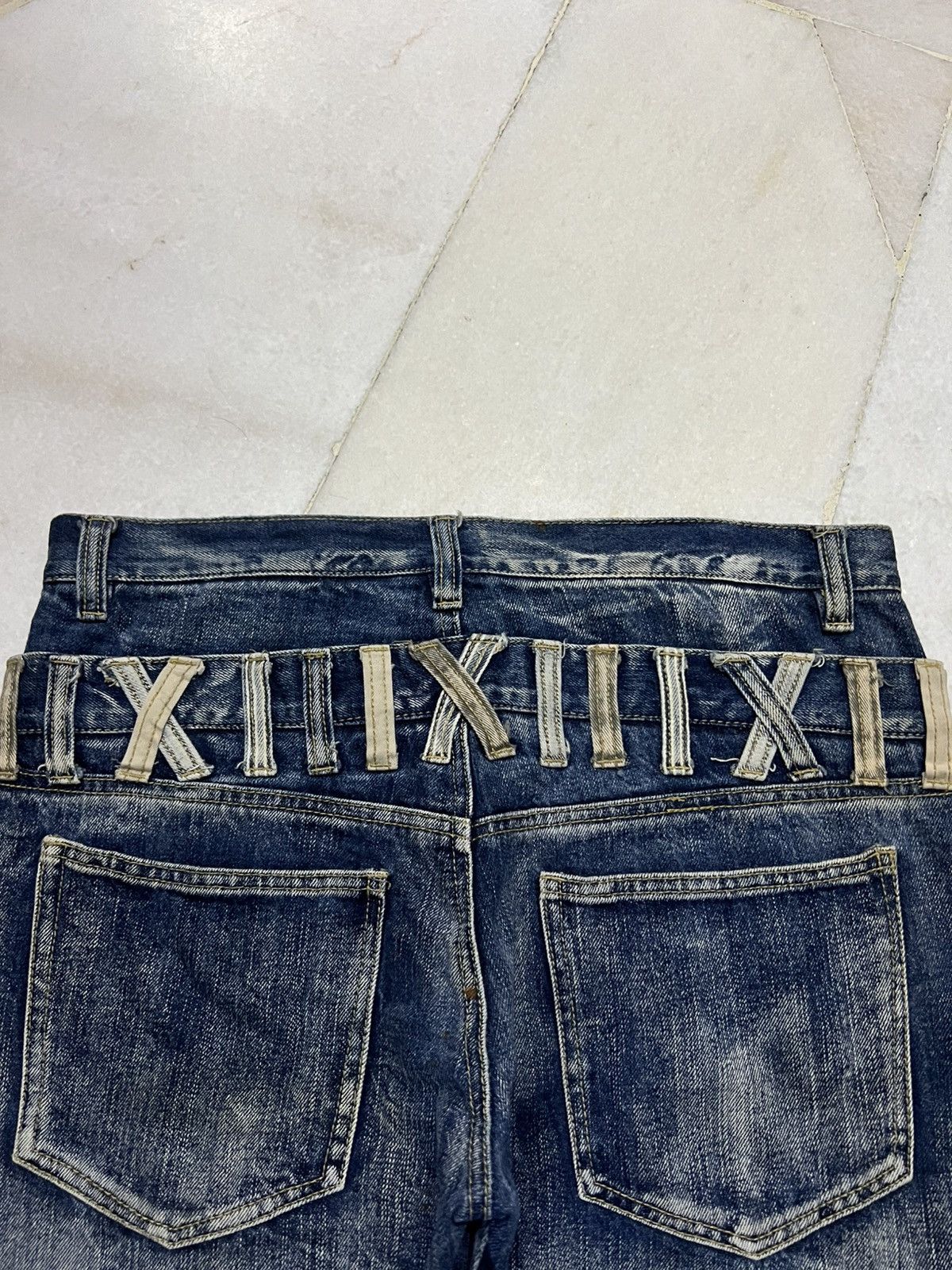 If Six Was Nine × Japanese Brand 💥Double Waist💥Vintage Japanese Brand Unbrand Claw Jean Japan Size US 34 / EU 50 - 16 Thumbnail