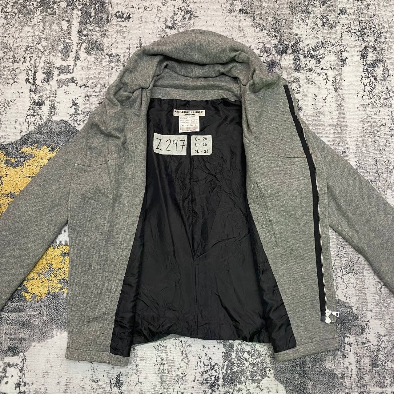 Katharine Hamnett London Z297 KATHARINE HAMNETT LONDON ZIPPER JACKET Size L / US 10 / IT 46 - 4 Thumbnail