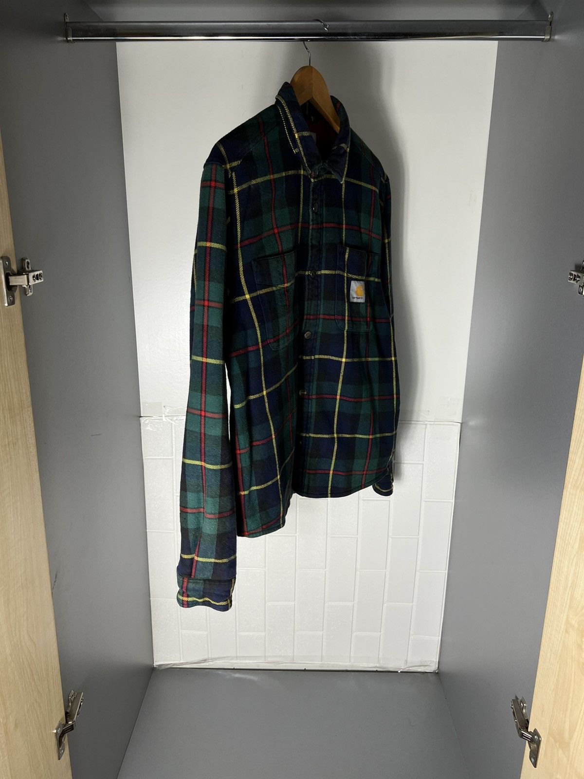 Carhartt Wip VINTAGE CARHARTT WIP FLANNEL DESIGNER JACKET RETRO Y2K 90s Size US M / EU 48-50 / 2 - 2 Thumbnail