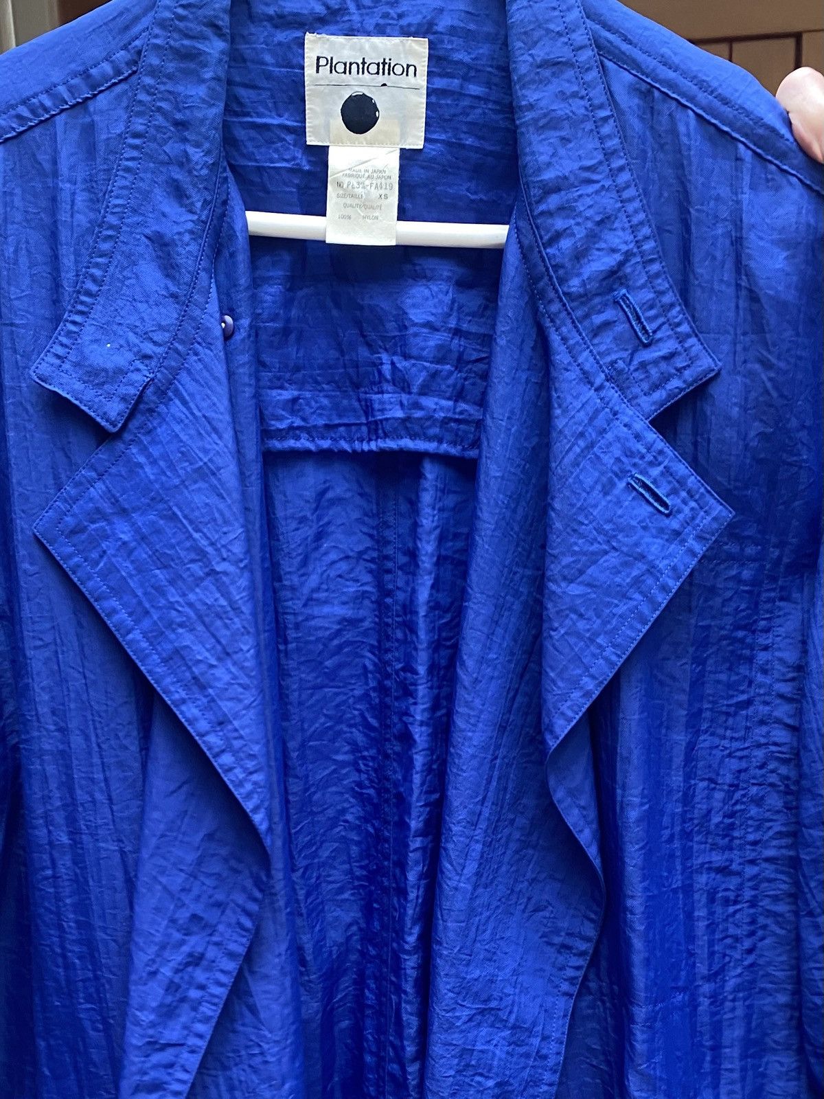 Issey Miyake Vintage blue nylon coat Size XS / US 0-2 / IT 36-38 - 2 Thumbnail