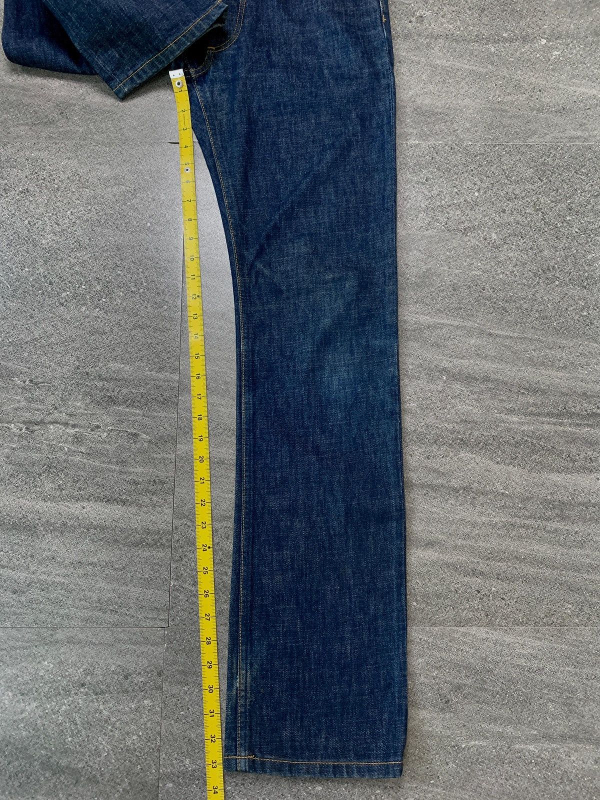 Helmut Lang FREE TAX! 2000s Indigo Classic Cut Denim Jeans Size US 28 / EU 44 - 12 Thumbnail