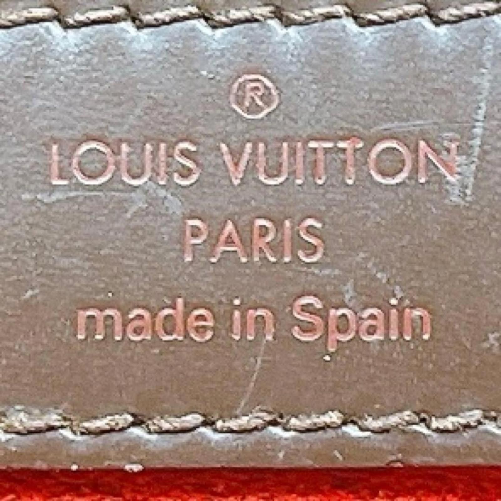 Louis Vuitton Louis Vuitton - Damier Ebene Canvas Handbag Leather Size ONE SIZE - 8 Thumbnail