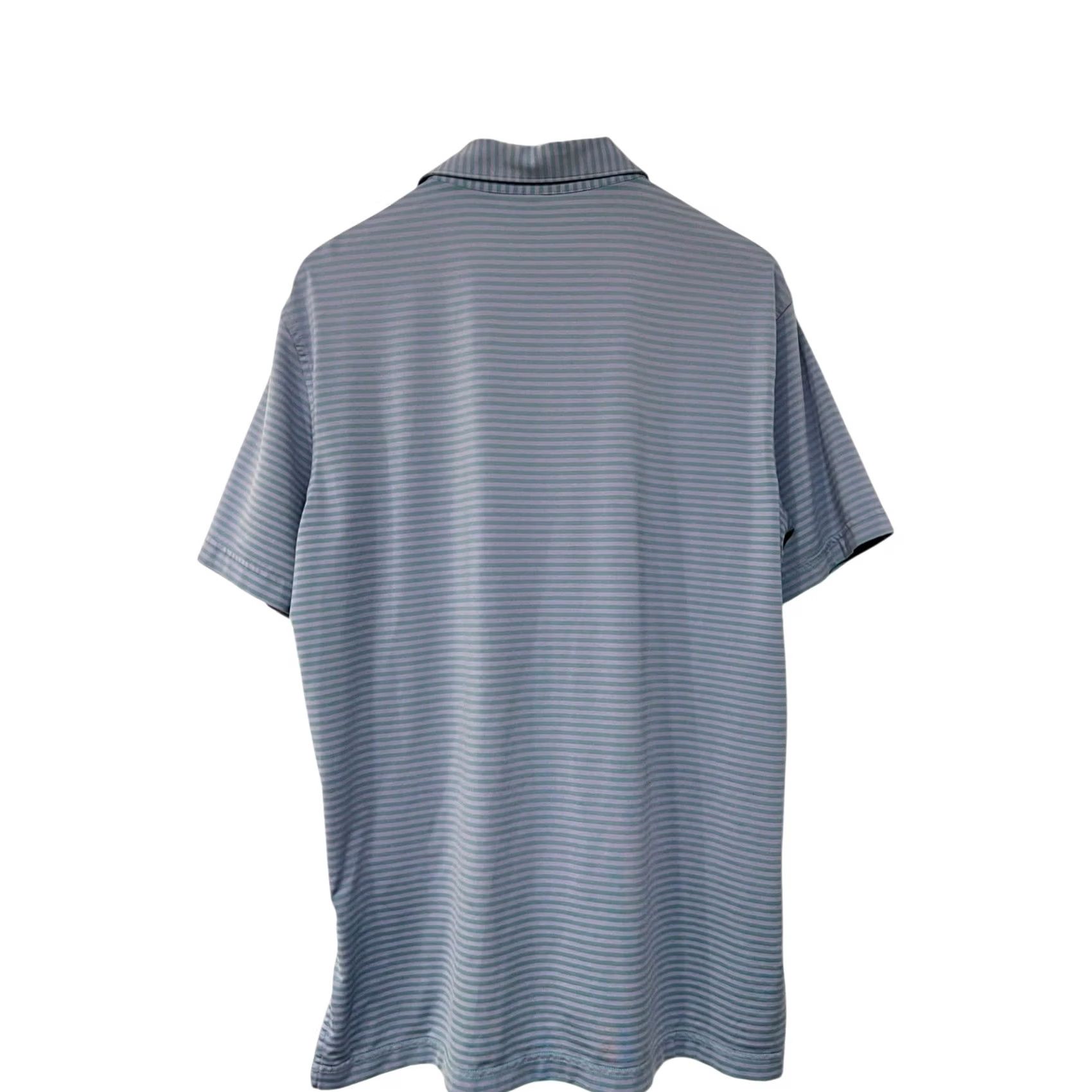 Peter Millar Peter Millar Polo M Purple Striped Golf Performance Short Sleeve Mens Size US M / EU 48-50 / 2 - 3 Thumbnail