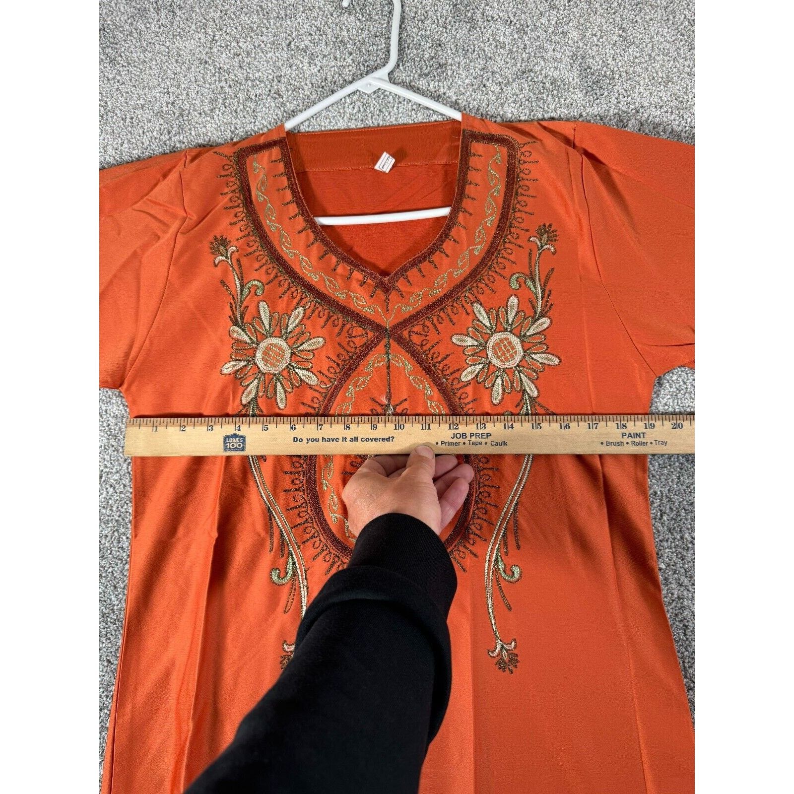 Other Kaftan Ethnic Inspired Abaya Embroidered 1X Dress Size 1 Size XL / US 12-14 / IT 48-50 - 6 Thumbnail