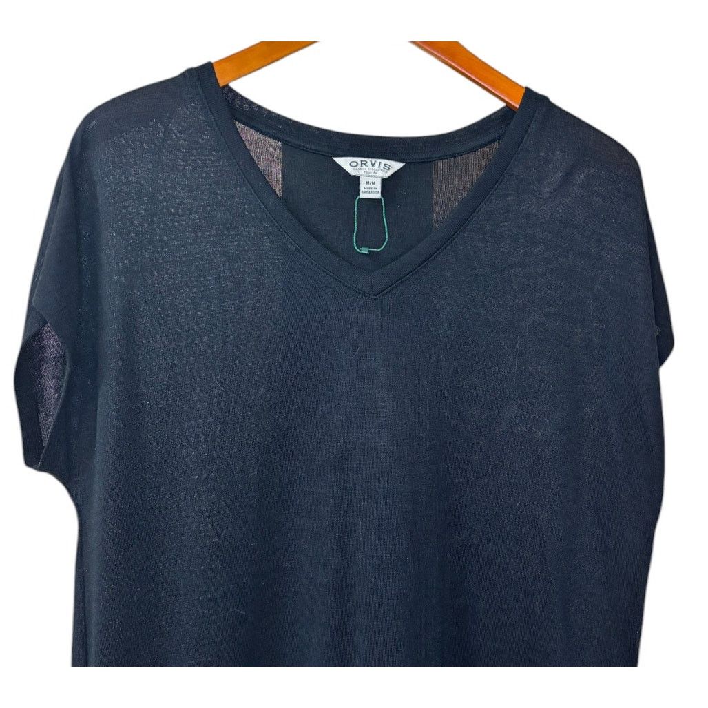 Orvis NWOT Orvis Top Women Medium Black Casual Outdoor Gorpcore Size M / US 6-8 / IT 42-44 - 4 Thumbnail