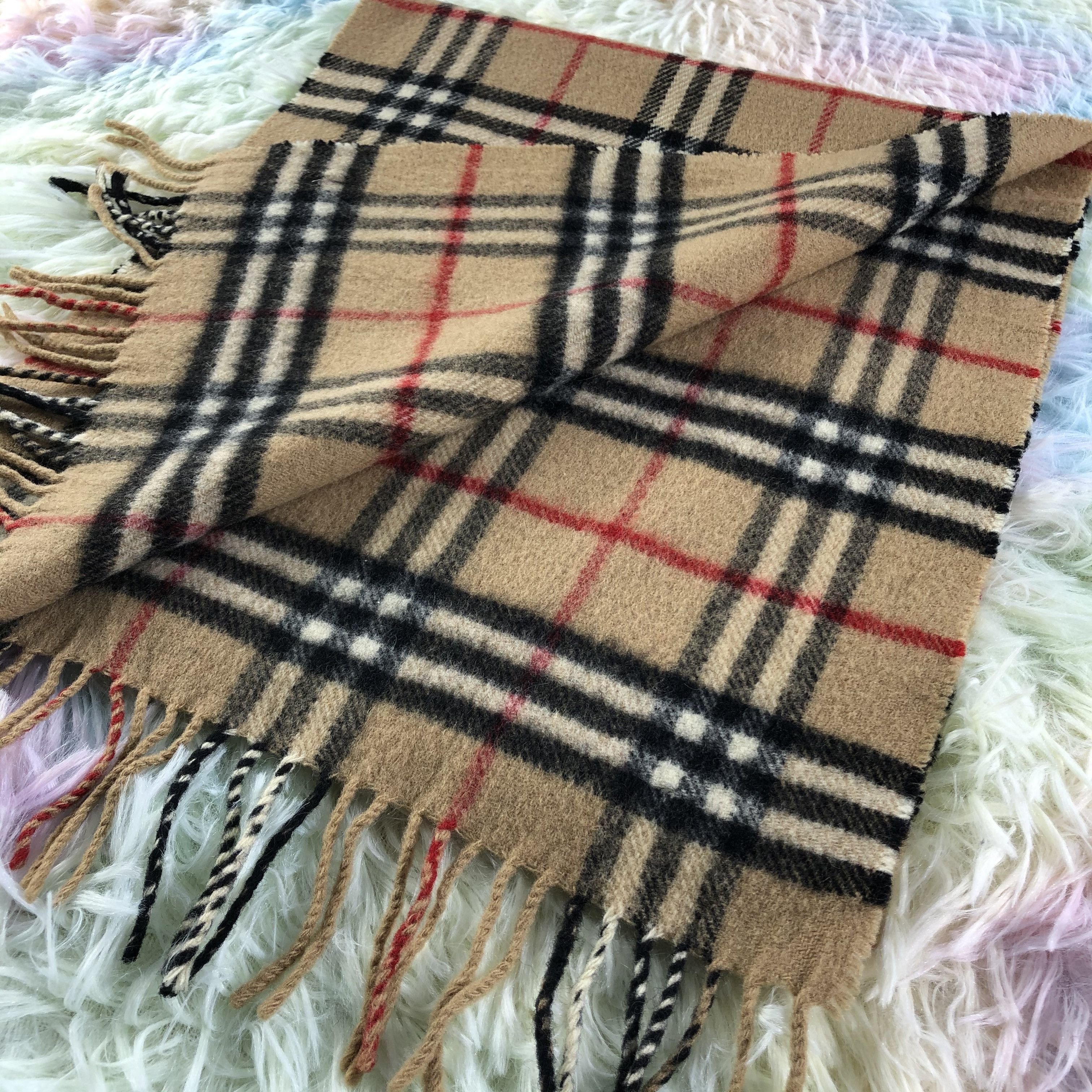 Burberry × Vintage Burberry Scarf / Muffler / Neckwear - KM504 Size ONE SIZE - 4 Thumbnail