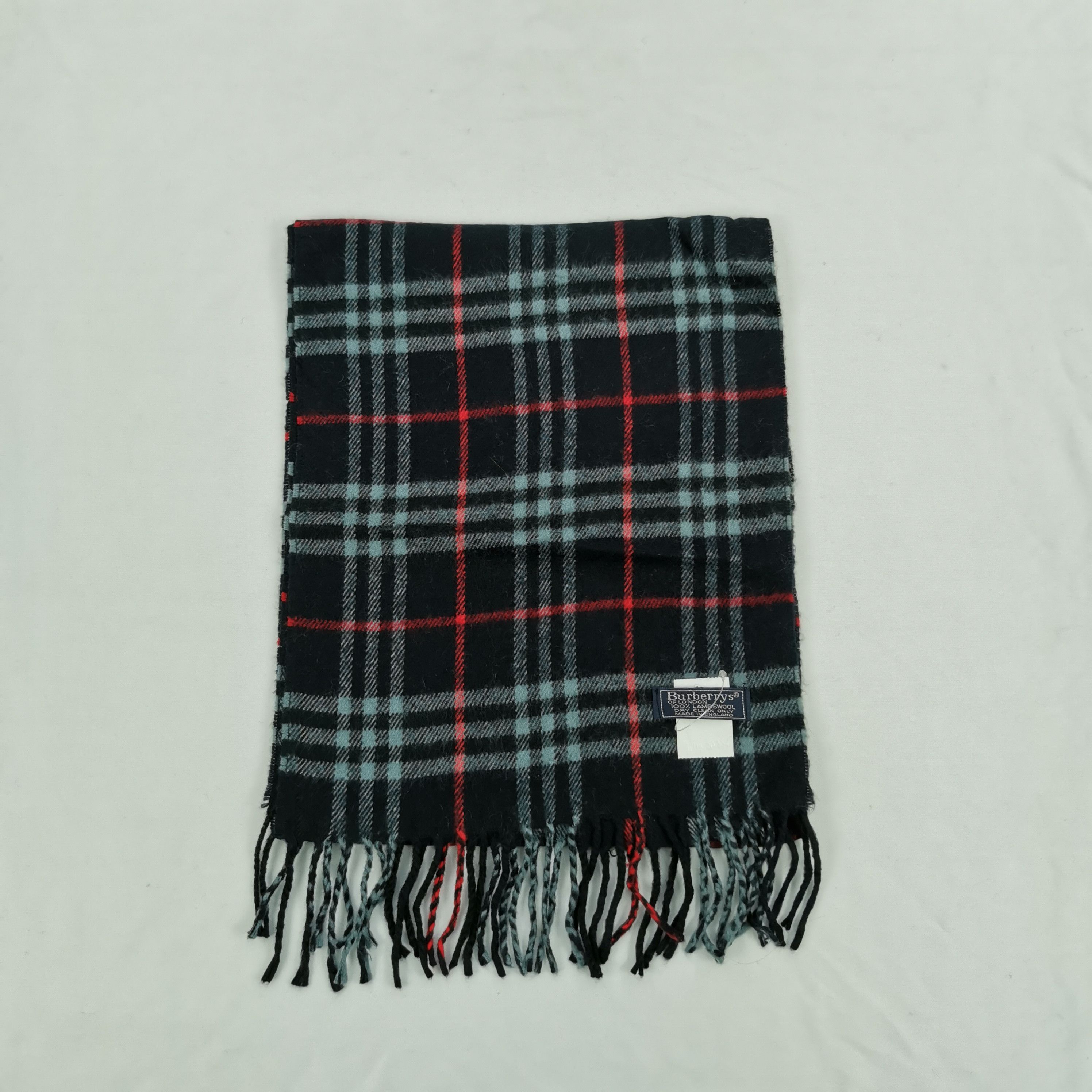Burberry Vintage Burberry Scarf Muffler Wool Cashmere Scarves Size ONE SIZE - 2 Thumbnail