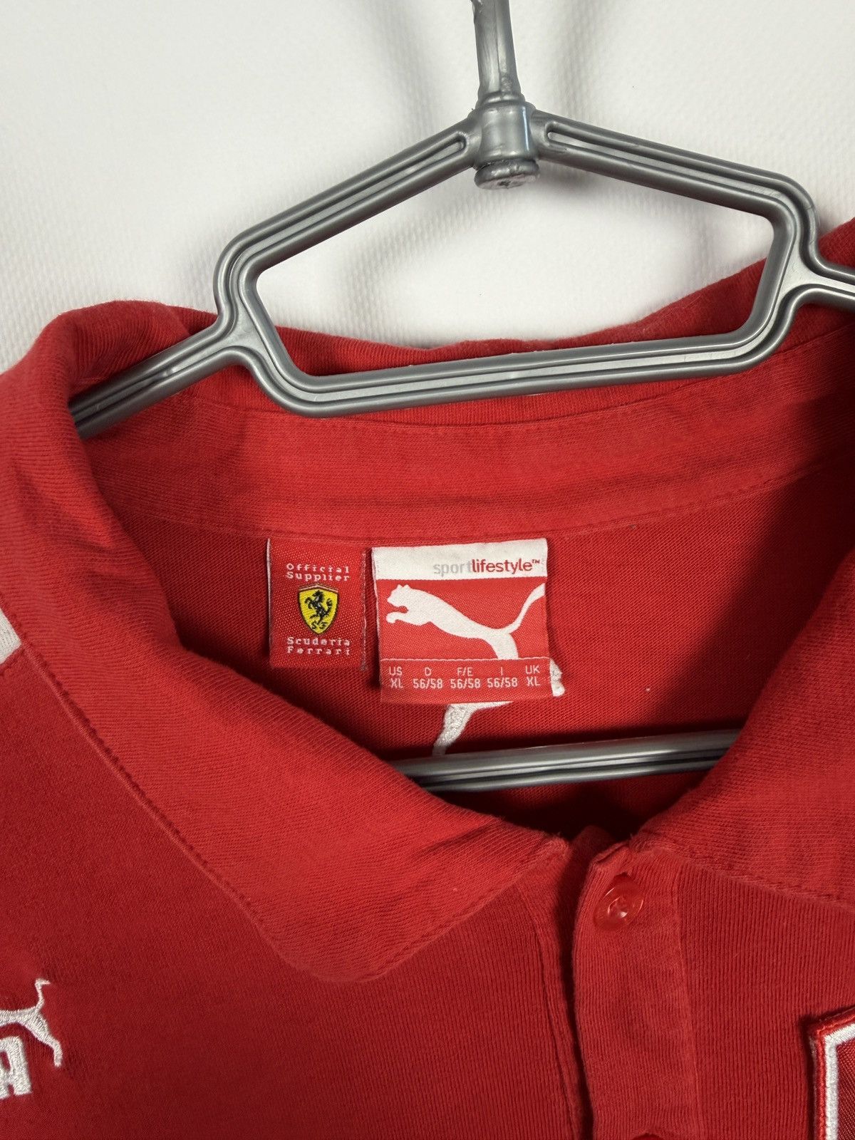 Puma Puma Scuderia Ferrari Racing Short Sleeve Polo Shirt F1 XL Size US XL / EU 56 / 4 - 6 Thumbnail