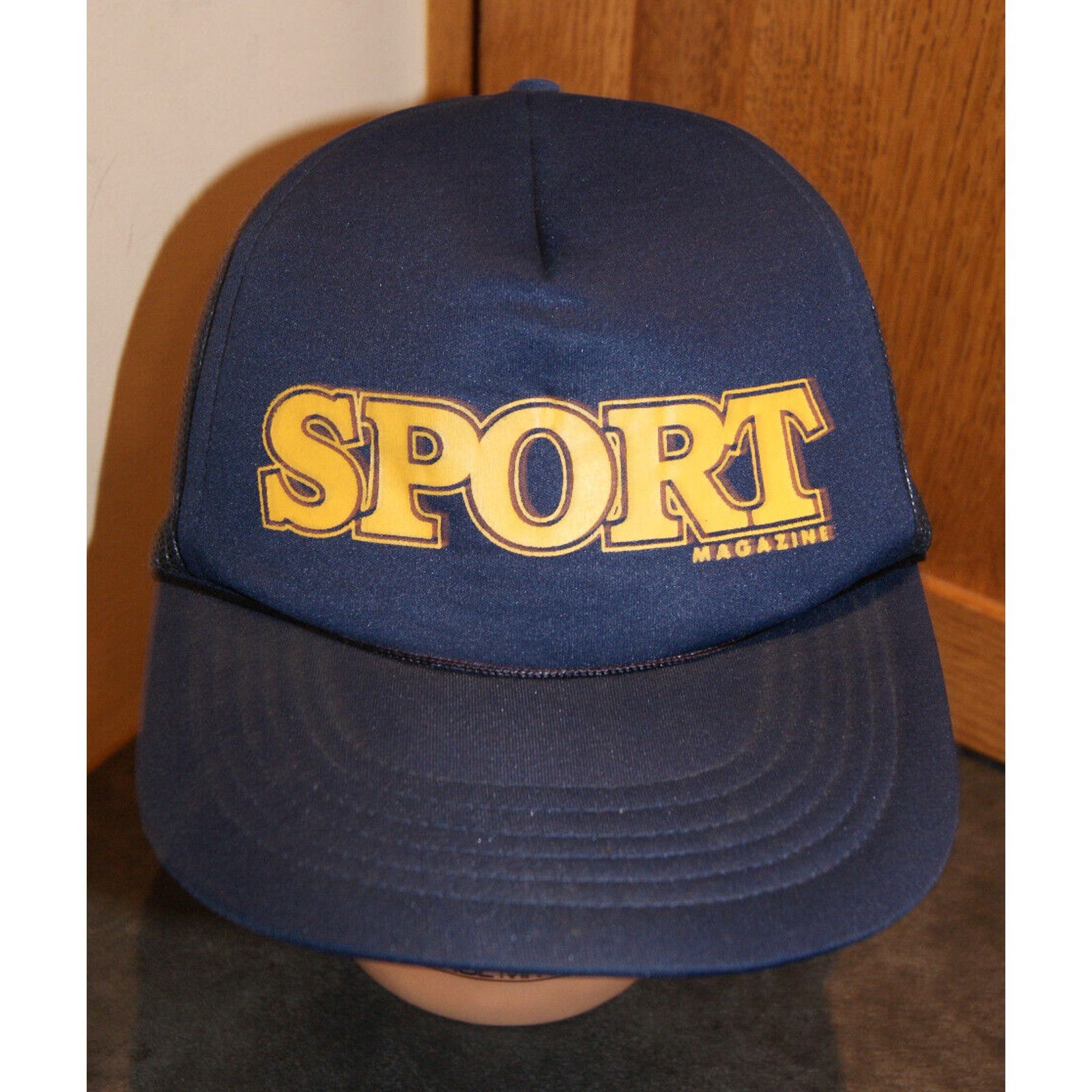 Other VTG 80s 90s SPORT MAGAZINE Mesh Snapback Trucker Cap Hat Size ONE SIZE - 1 Thumbnail